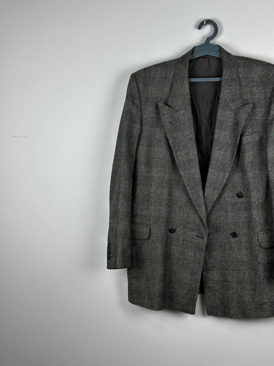 Vintage × Yves Saint Laurent Yves Saint Lauren YSL Wool Double Breasted Blazer Jacket Size US M / EU 48-50 / 2 - 2 Thumbnail
