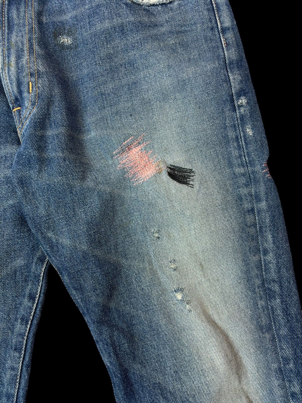 Undercover Undercover But Beautiful 58 Distressed Patchwork Denim Size US 30 / EU 46 - 4 Thumbnail