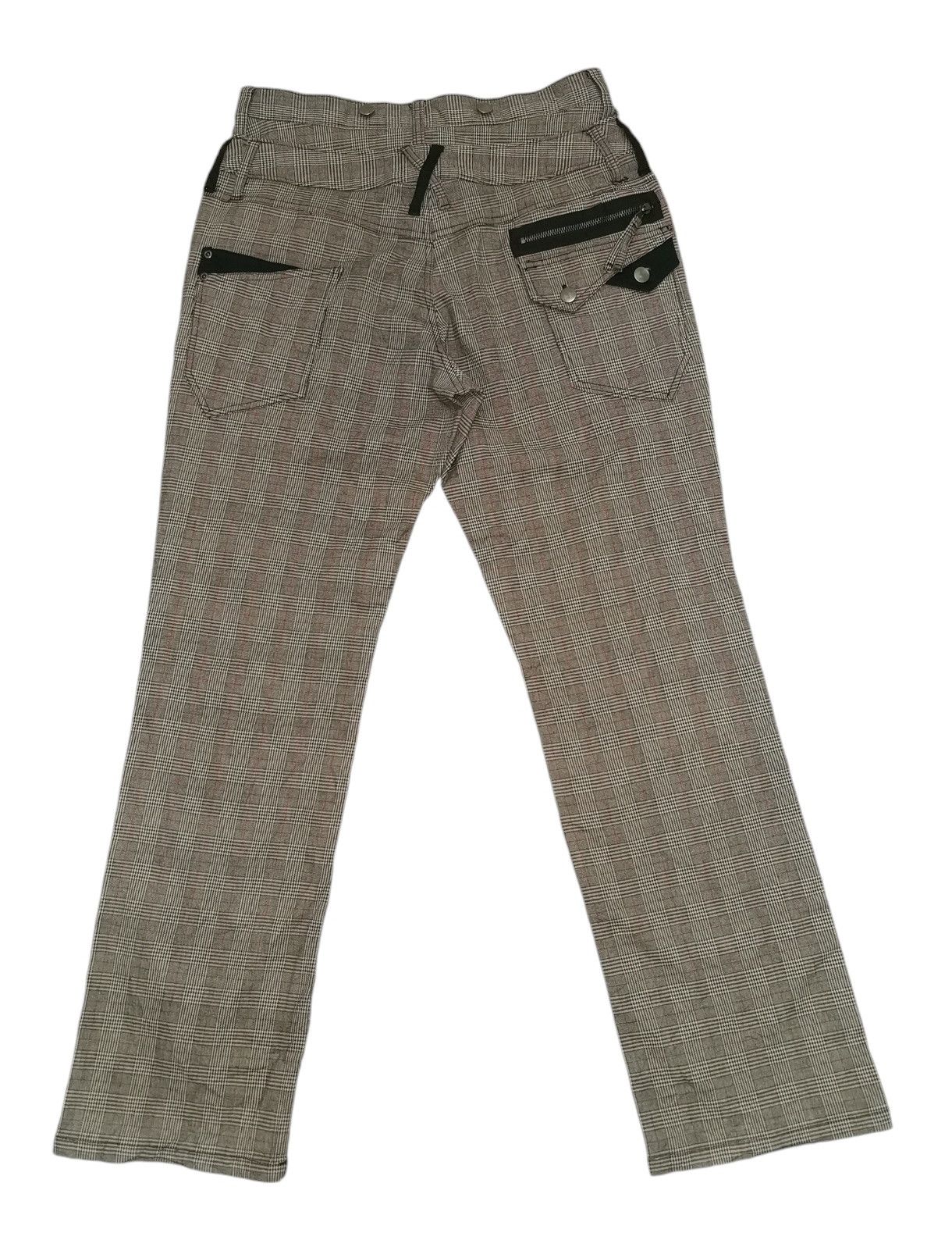 If Six Was Nine × Japanese Brand Authentic double waist plaid tartan pants Size US 32 / EU 48 - 2 Thumbnail