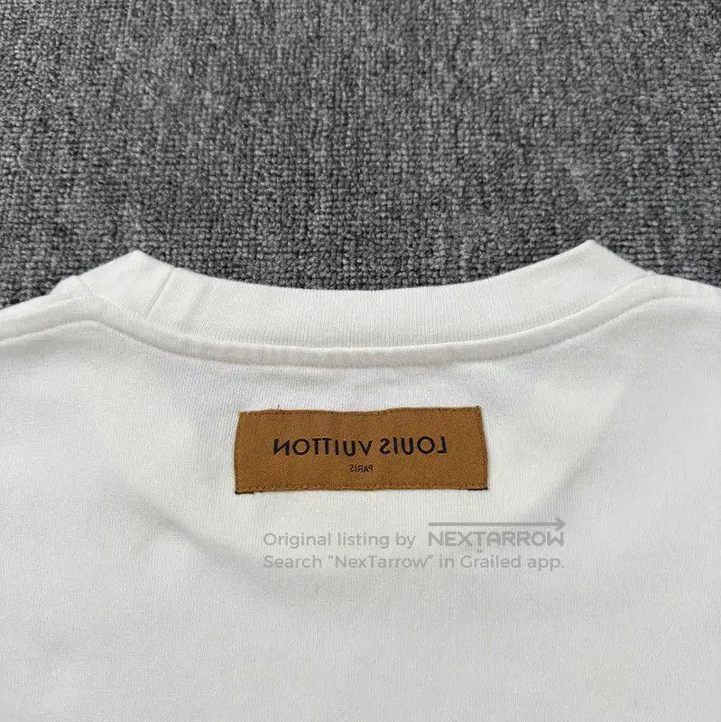 Louis Vuitton Louis Vuitton White Cotton T-Shirt for Men . Size US XL / EU 56 / 4 - 8 Thumbnail