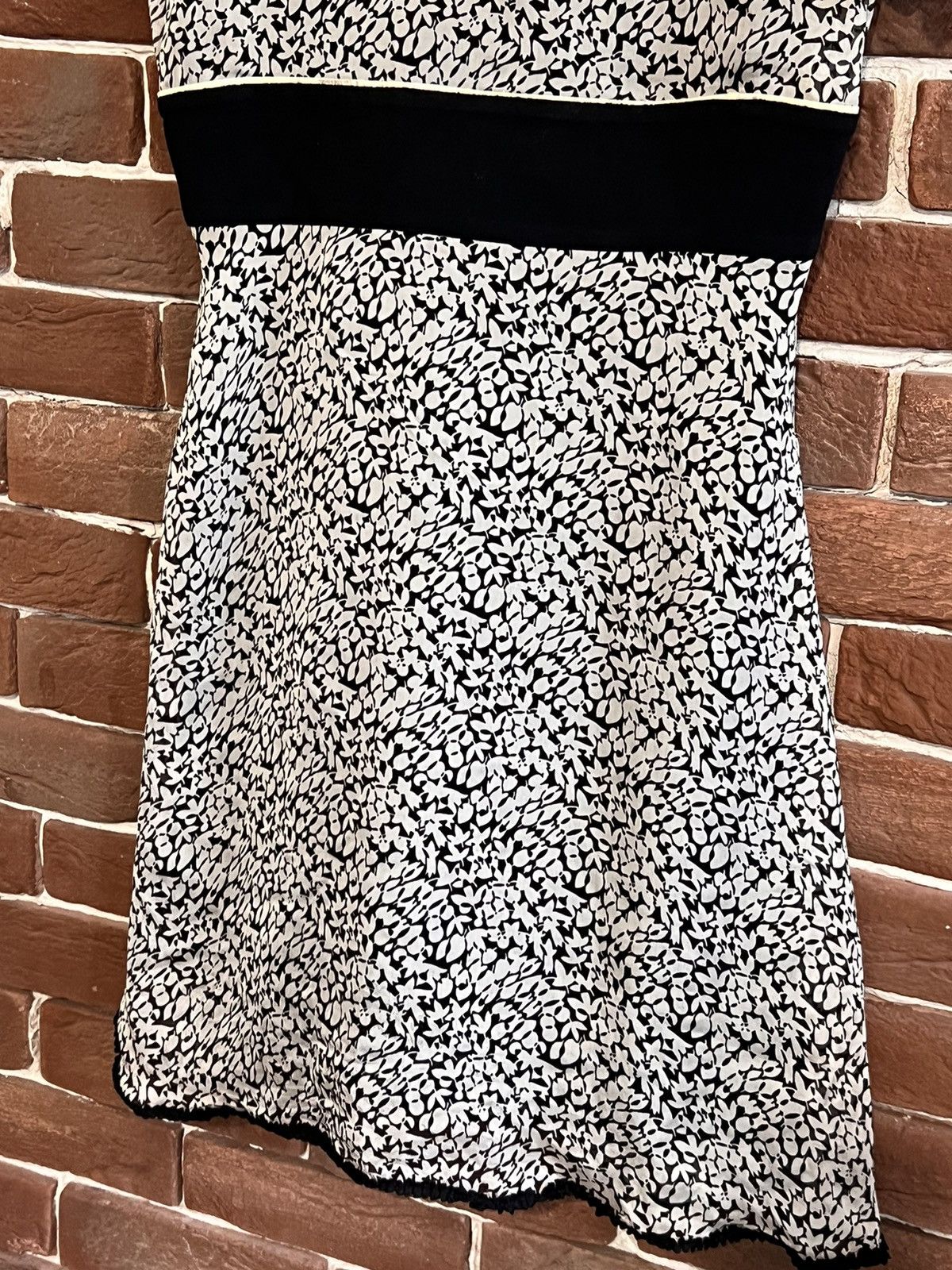 Dolce & Gabbana Rare Dolce & Gabbana Silk Dress 44IT designer Leaf Print Size M / US 6-8 / IT 42-44 - 16 Thumbnail