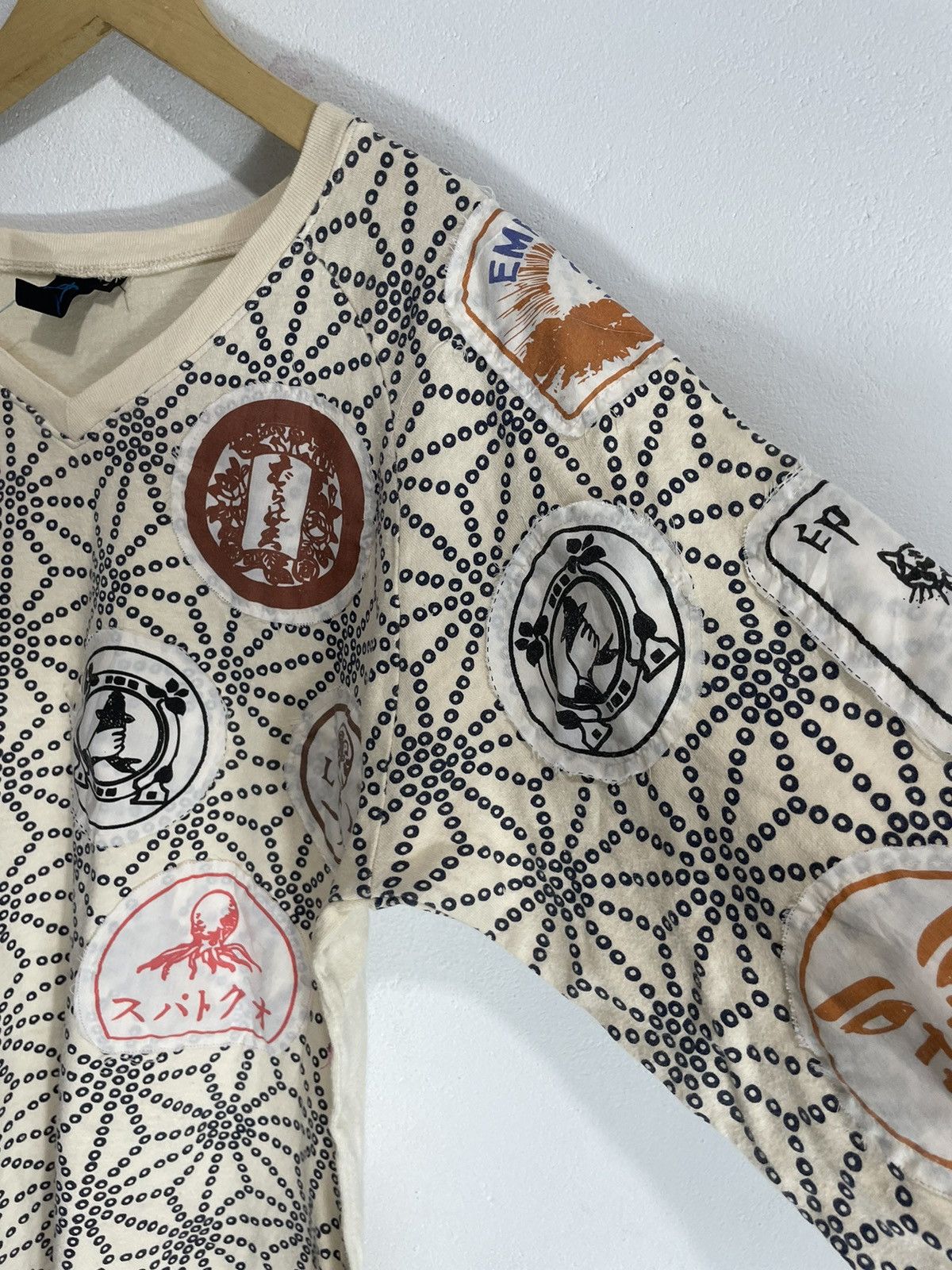 Hysteric Glamour Japanese brand Gothic punk Patchwork long sleeve Size US L / EU 52-54 / 3 - 6 Thumbnail