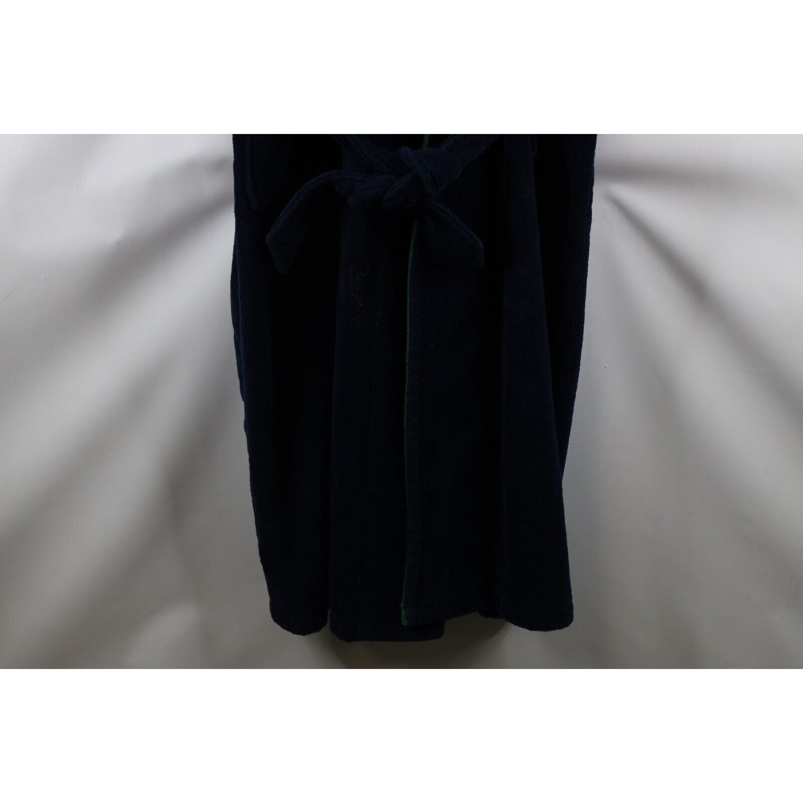 Nautica × Vintage Vintage 90s Nautica Distressed Terry Cloth Hooded Bath Robe Size US XL / EU 56 / 4 - 4 Thumbnail