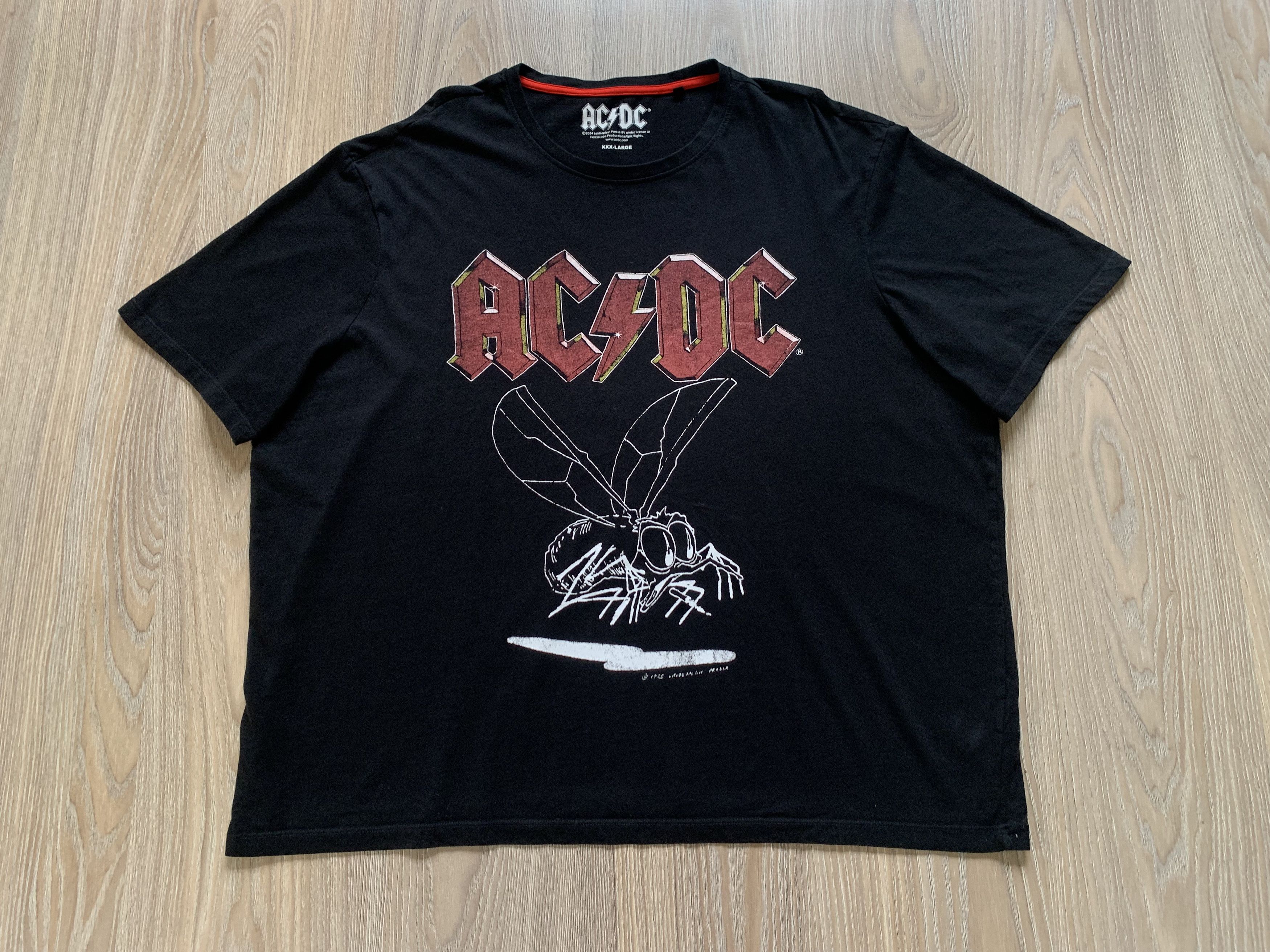 AC/DC Mens AC/DC Fly On The Wall Tour T-Shirt 2024 Size US XXL / EU 58 / 5 - 2 Thumbnail