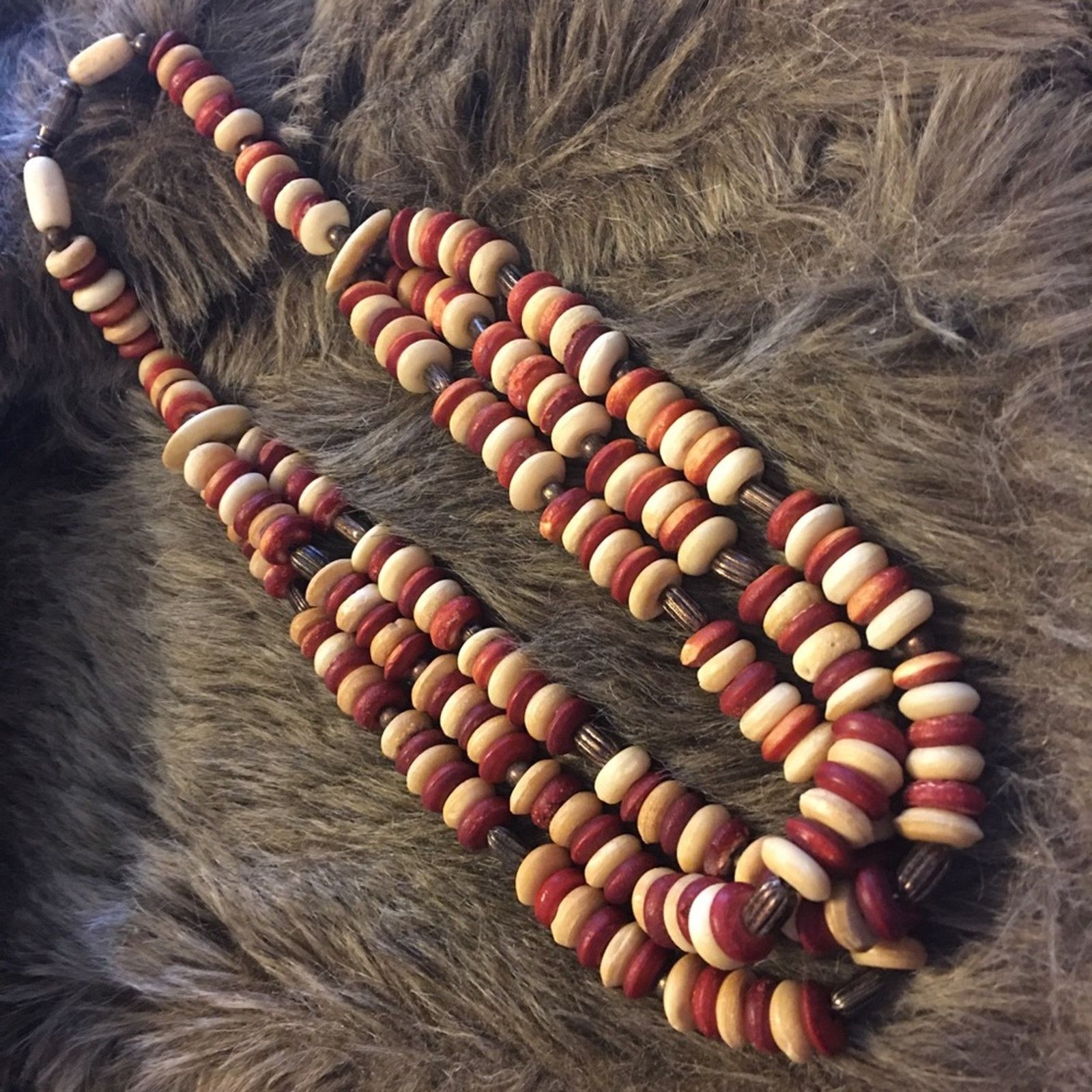 Vintage Vintage multi strand tribal look necklace Size ONE SIZE - 6 Thumbnail