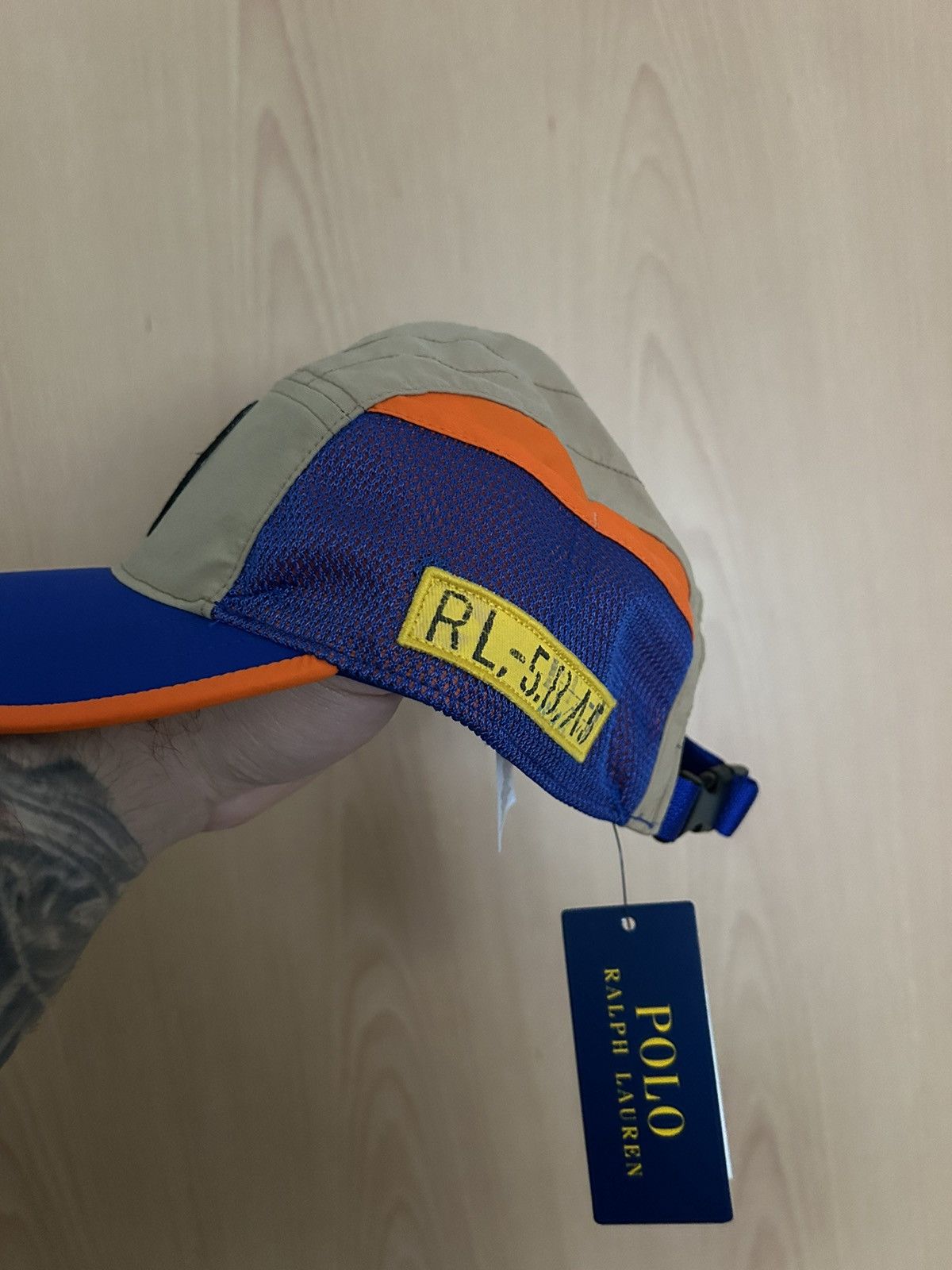 Polo Ralph Lauren × Vintage POLO RALPH LAUREN WOLF-PATCH LIMITED EDITION SIDE POCKET HAT Size ONE SIZE - 7 Thumbnail