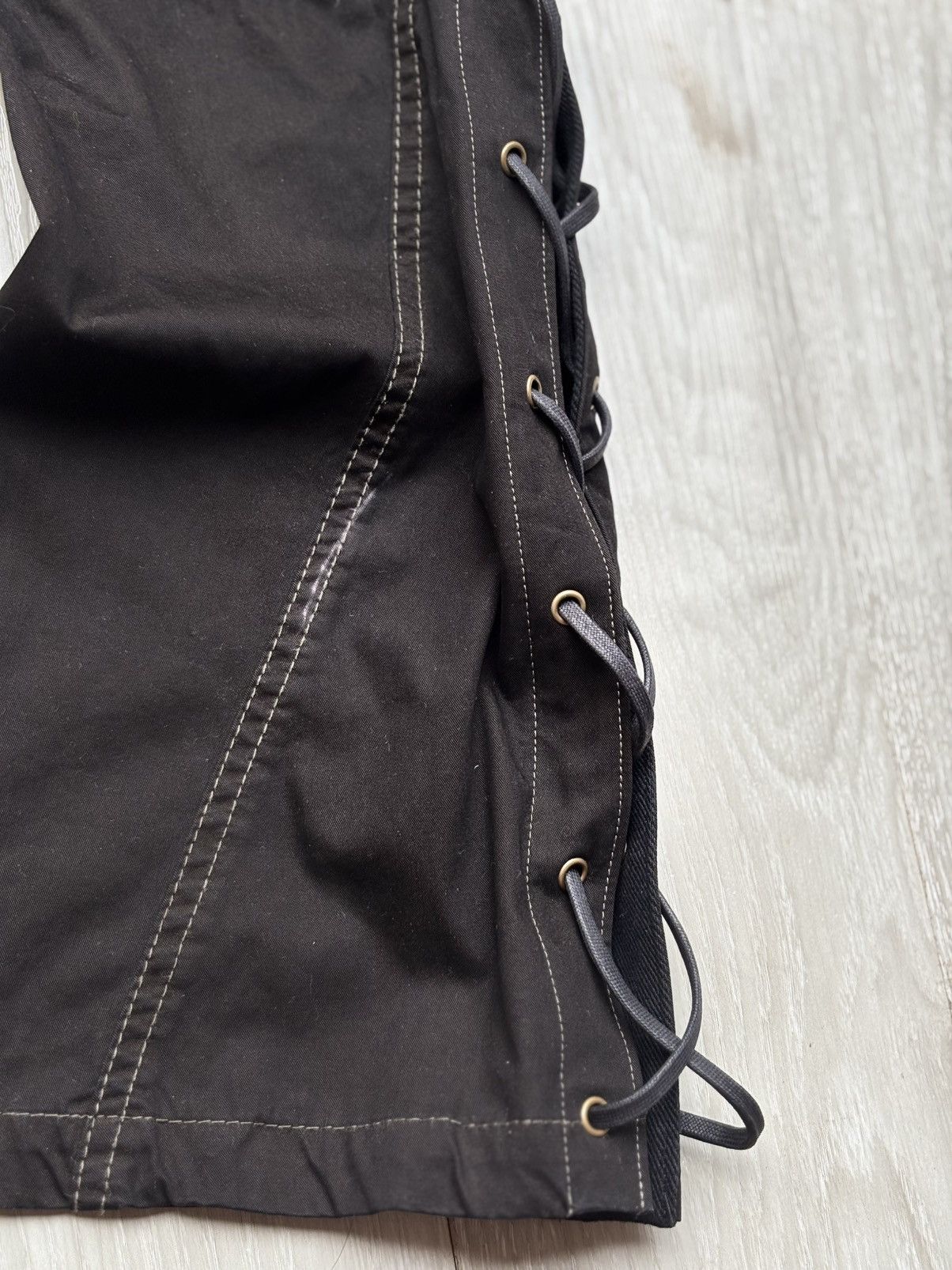Michel Klein lace up flare cargo pants Size US 29 - 4 Thumbnail