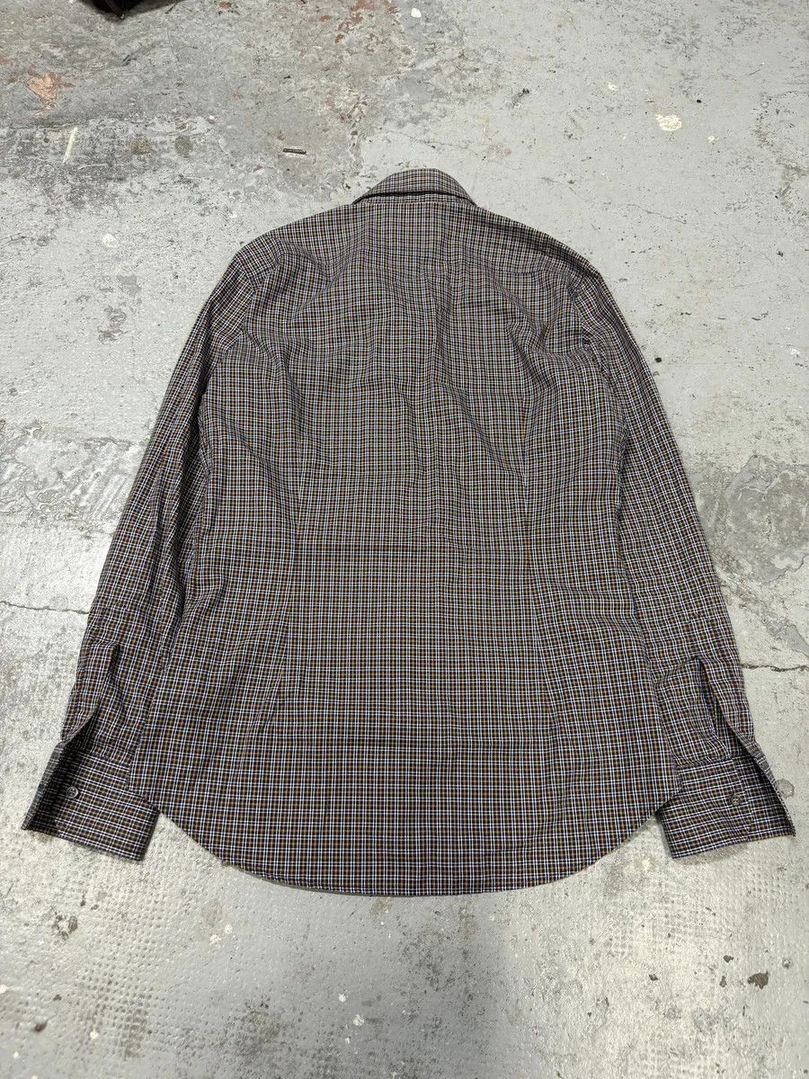 Dsquared2 FW2012 Dsquared2 Checkered Blue & Yellow Minimalist Shirt Size US L / EU 52-54 / 3 - 4 Thumbnail