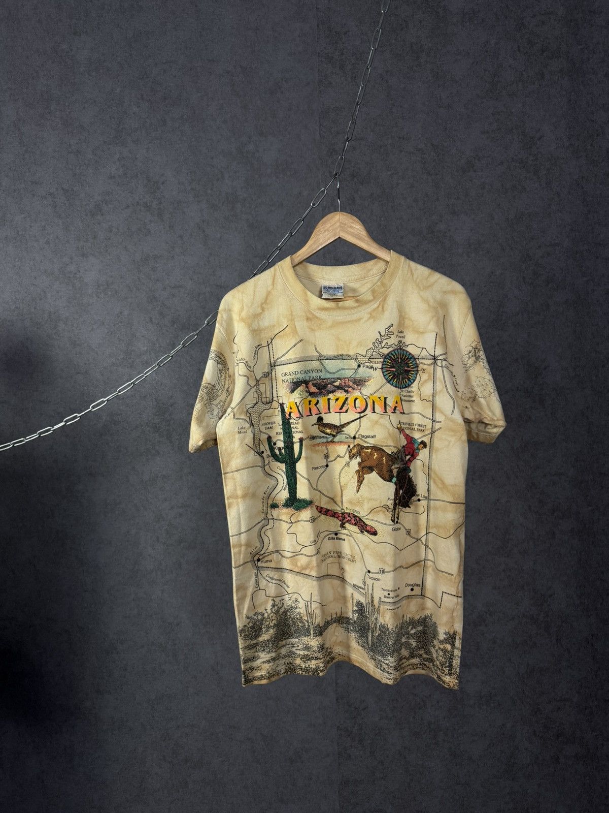 Vintage Arizona USA 1994 vintage art tee Size US L / EU 52-54 / 3 - 1 Thumbnail
