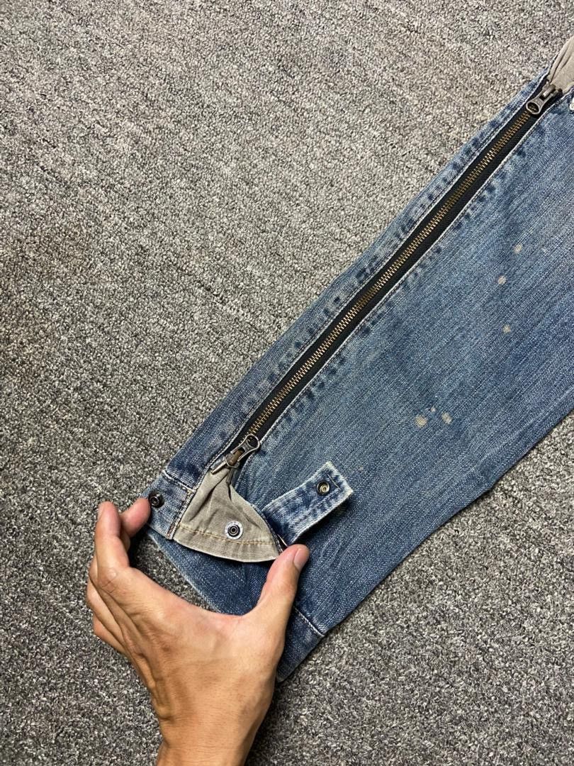PPFM 🔥 PPFM Bondage Multi-zipper Denim Jeans 🔥 (136) Size US 32 / EU 48 - 14 Thumbnail