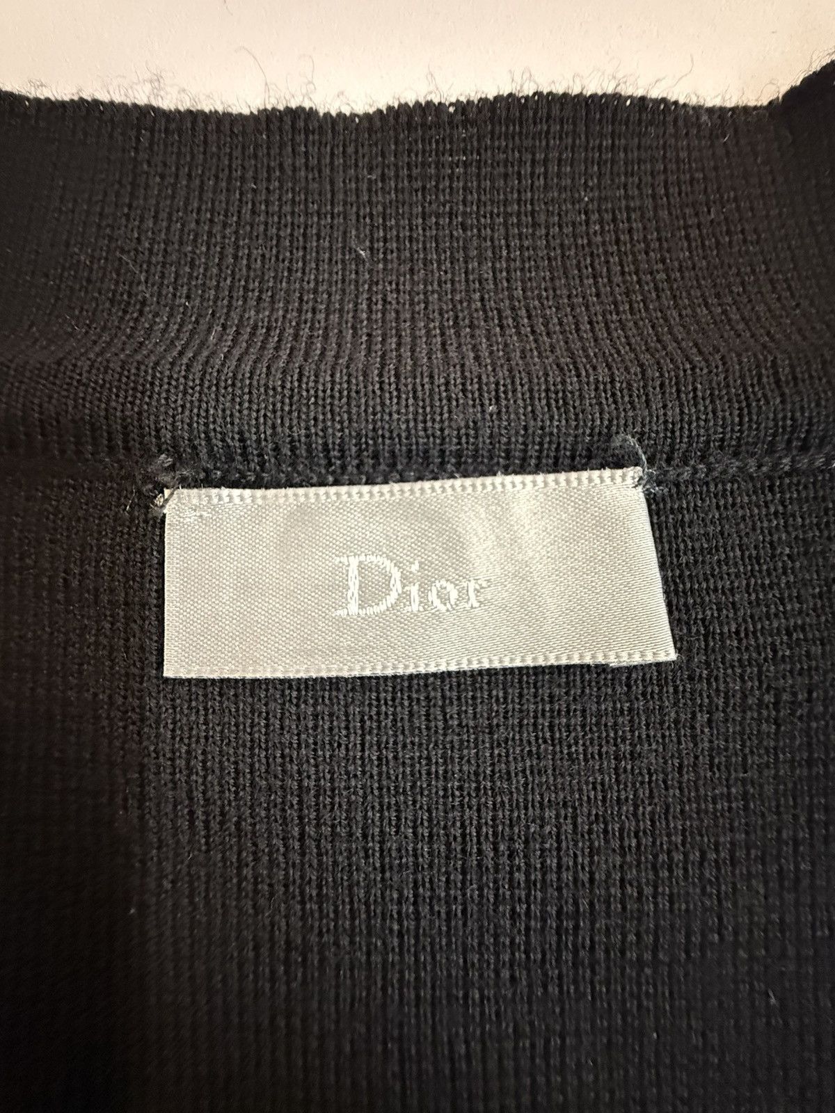 Dior Dior Homme Black Knit Cardigan Blazer — Hedi Era Minimalism Size US L / EU 52-54 / 3 - 7 Thumbnail