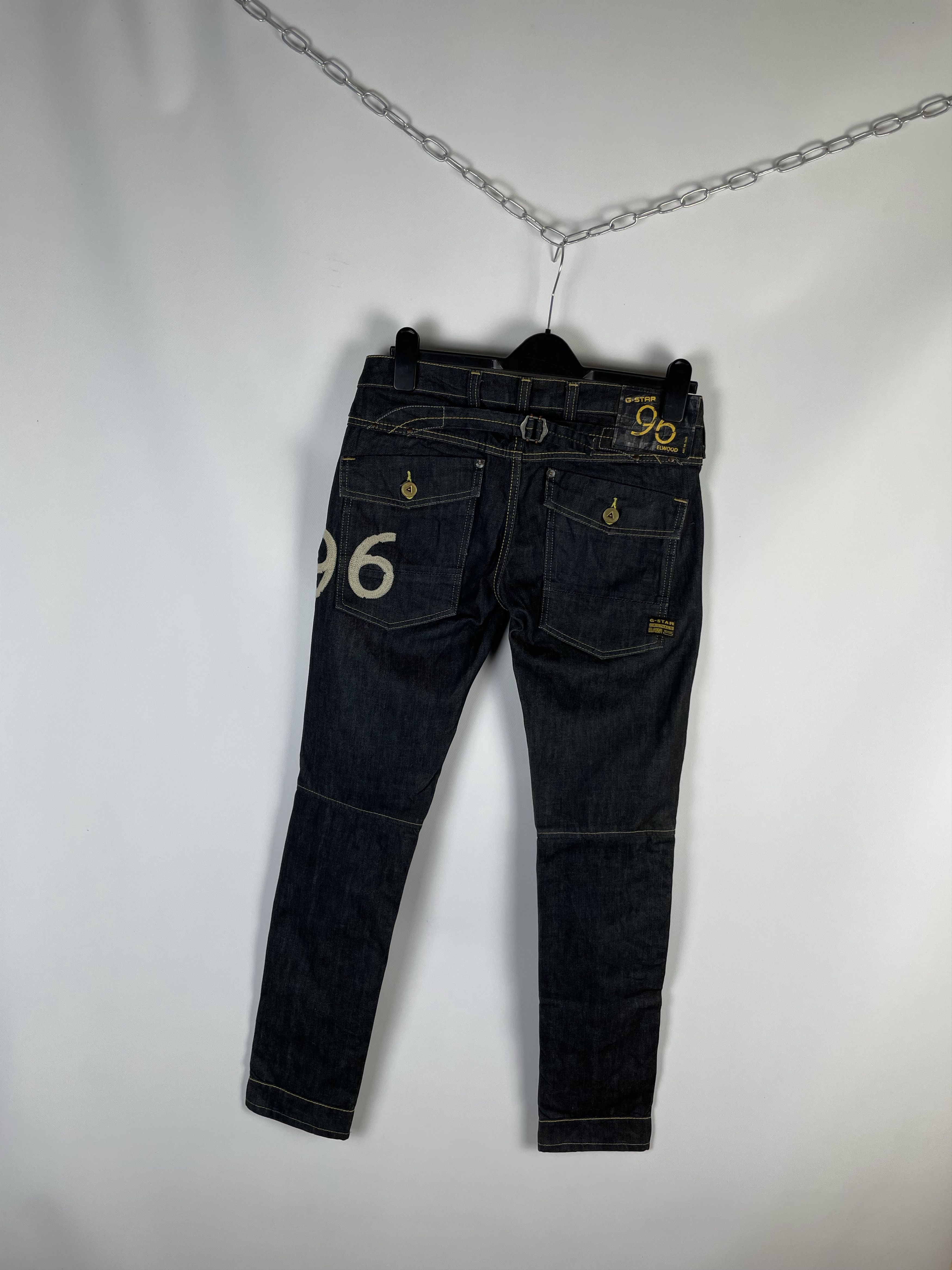 G-Star × Vintage Vintage G-Star Raw 96 Pants Double Knee Jeans Size US 28 / EU 44 - 2 Thumbnail
