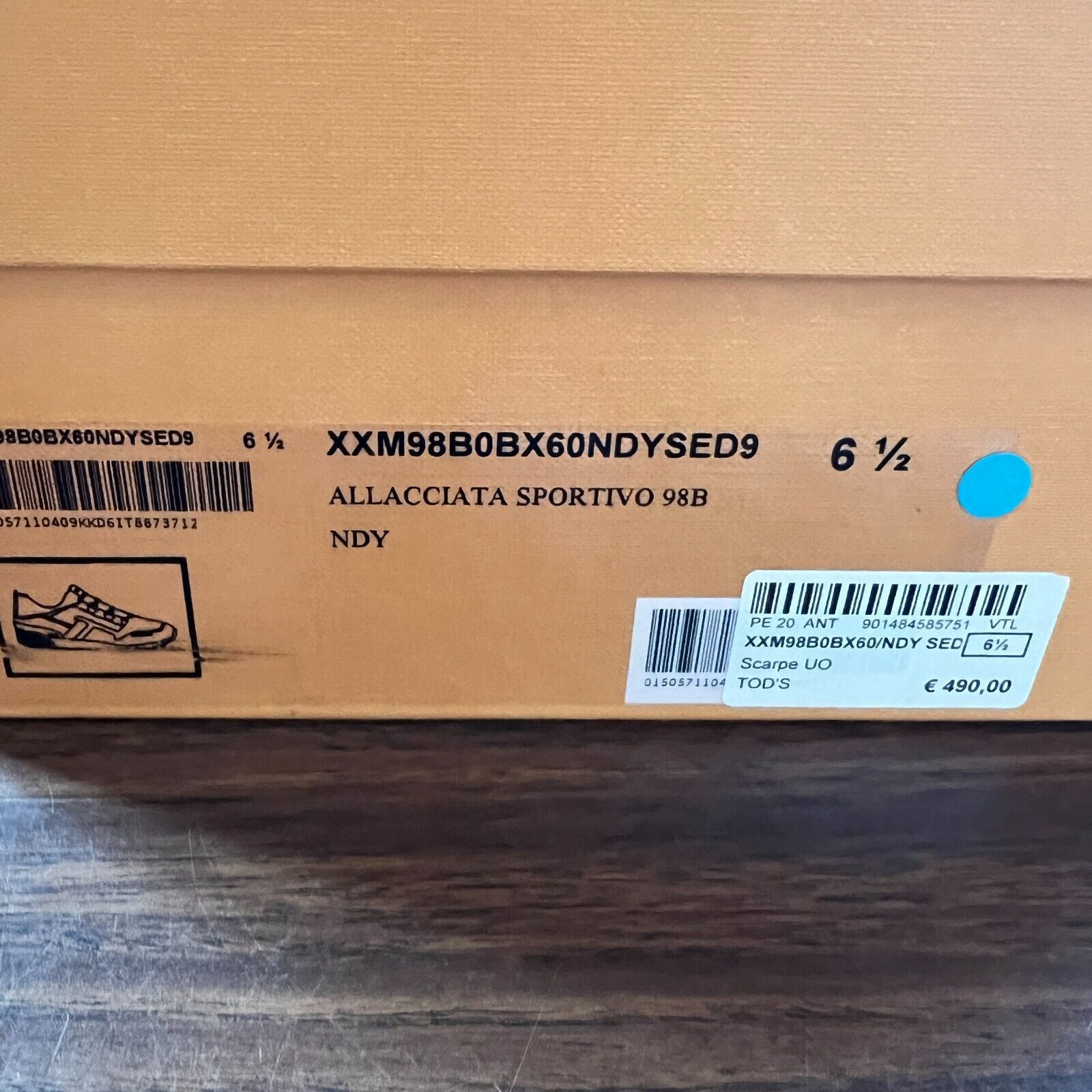 Tod's Tod's Men's Allacciata Sport Sneakers NIB $490 Size US 8 / EU 41 - 3 Thumbnail
