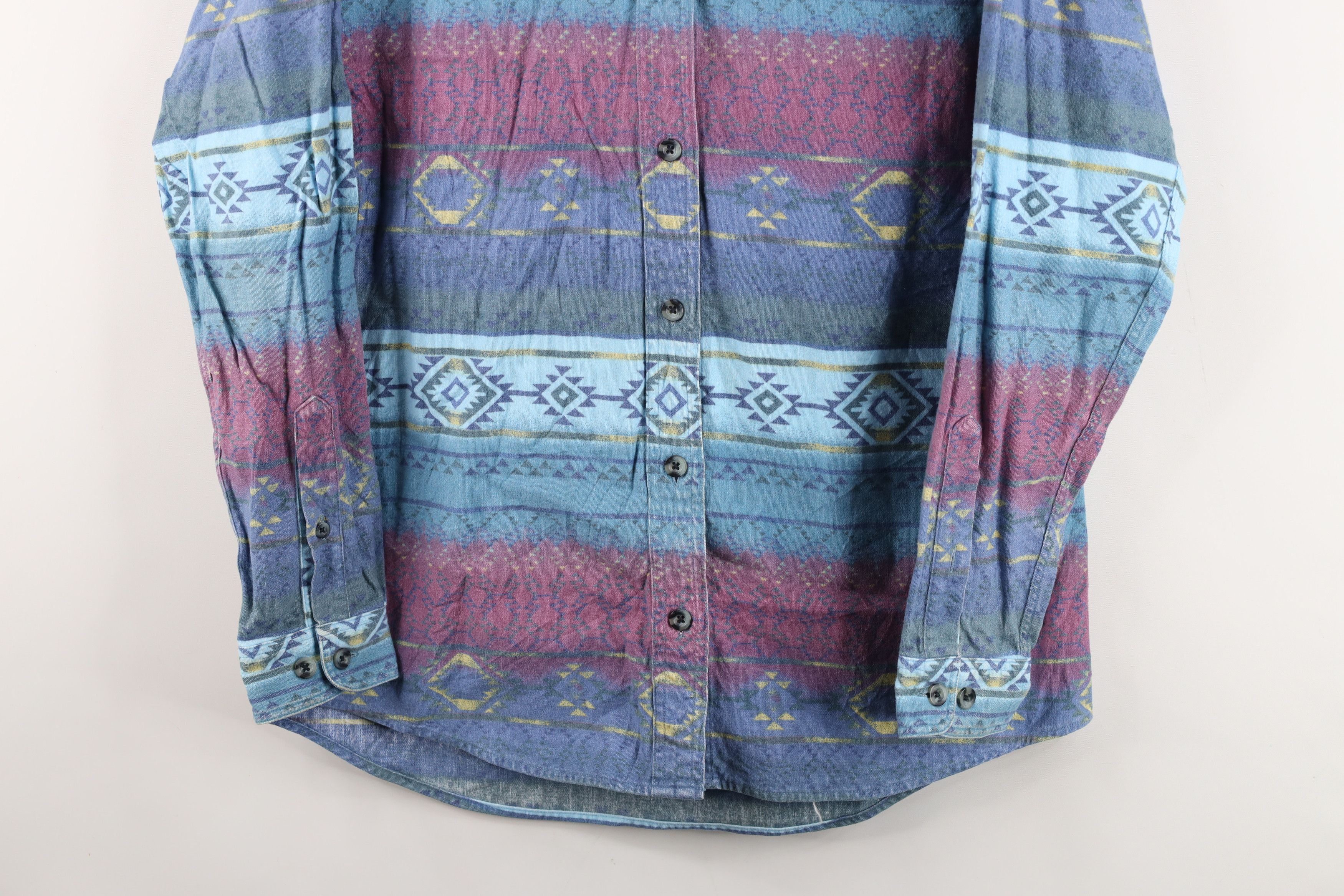 Cabelas Vintage 90s Cabelas Southwestern Chamois Cloth Button Shirt Size M / US 6-8 / IT 42-44 - 3 Thumbnail