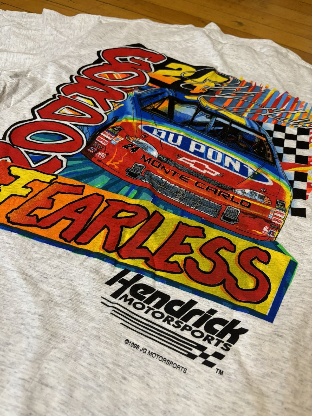 NASCAR × Vintage 90s Jeff Gordon fearless nascar shirt Size US L / EU 52-54 / 3 - 5 Thumbnail