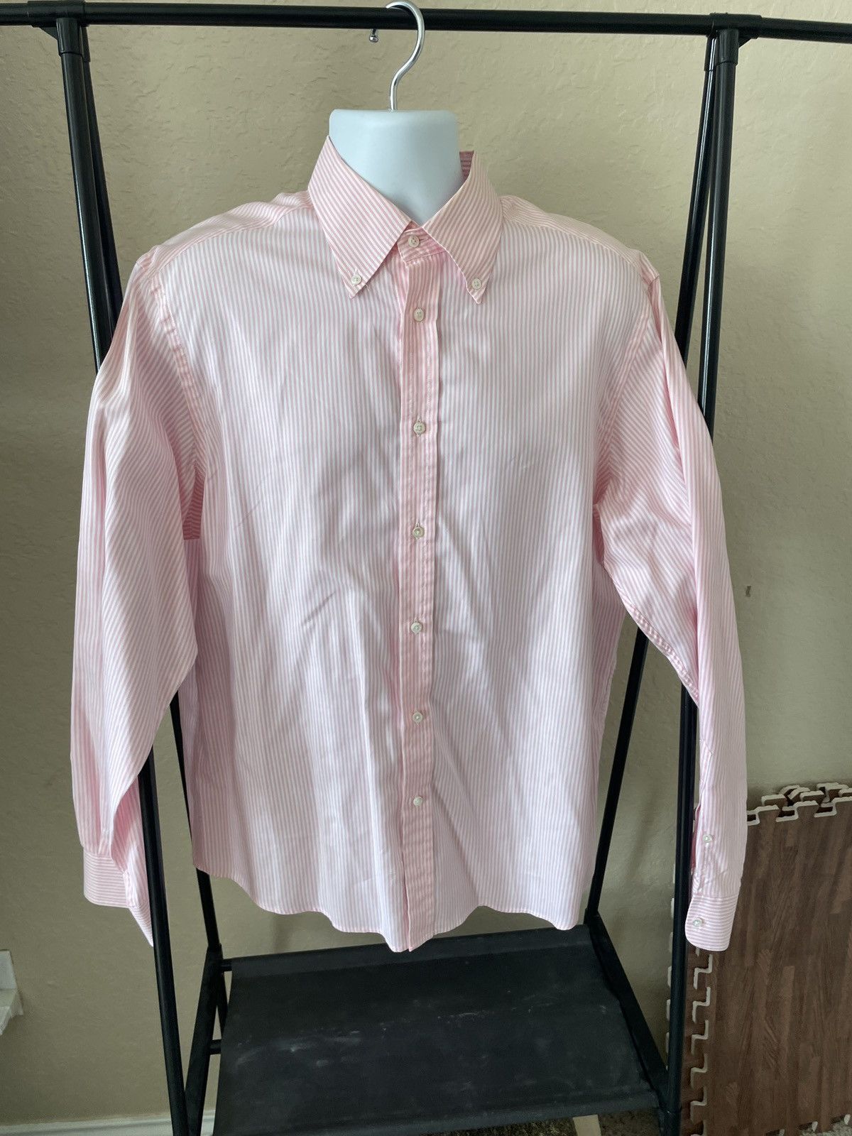 Ralph Lauren Purple Label Striped Button Dress shirt Size US L / EU 52-54 / 3 - 1 Thumbnail