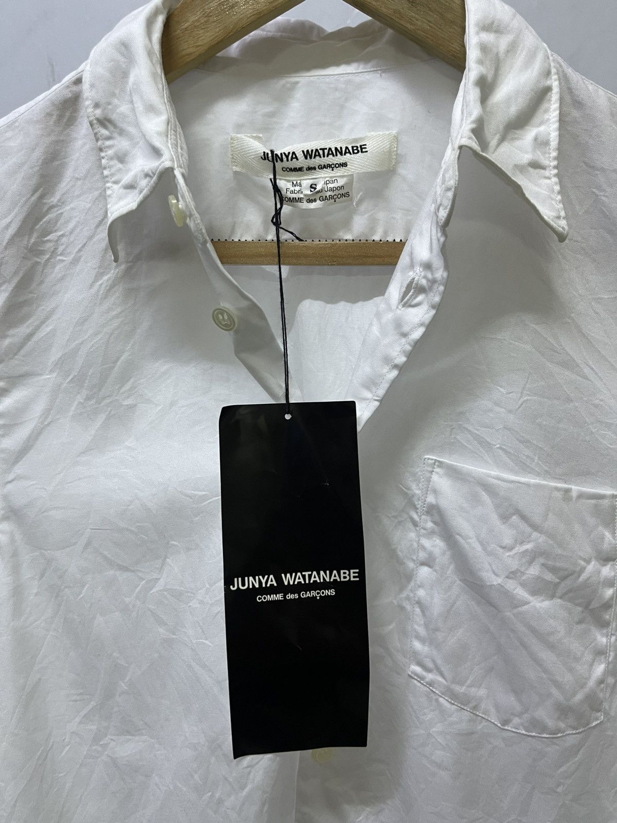 Comme des Garcons Junya watanabe x Comme des Garcons White Blouse (s) Size S / US 4 / IT 40 - 5 Thumbnail