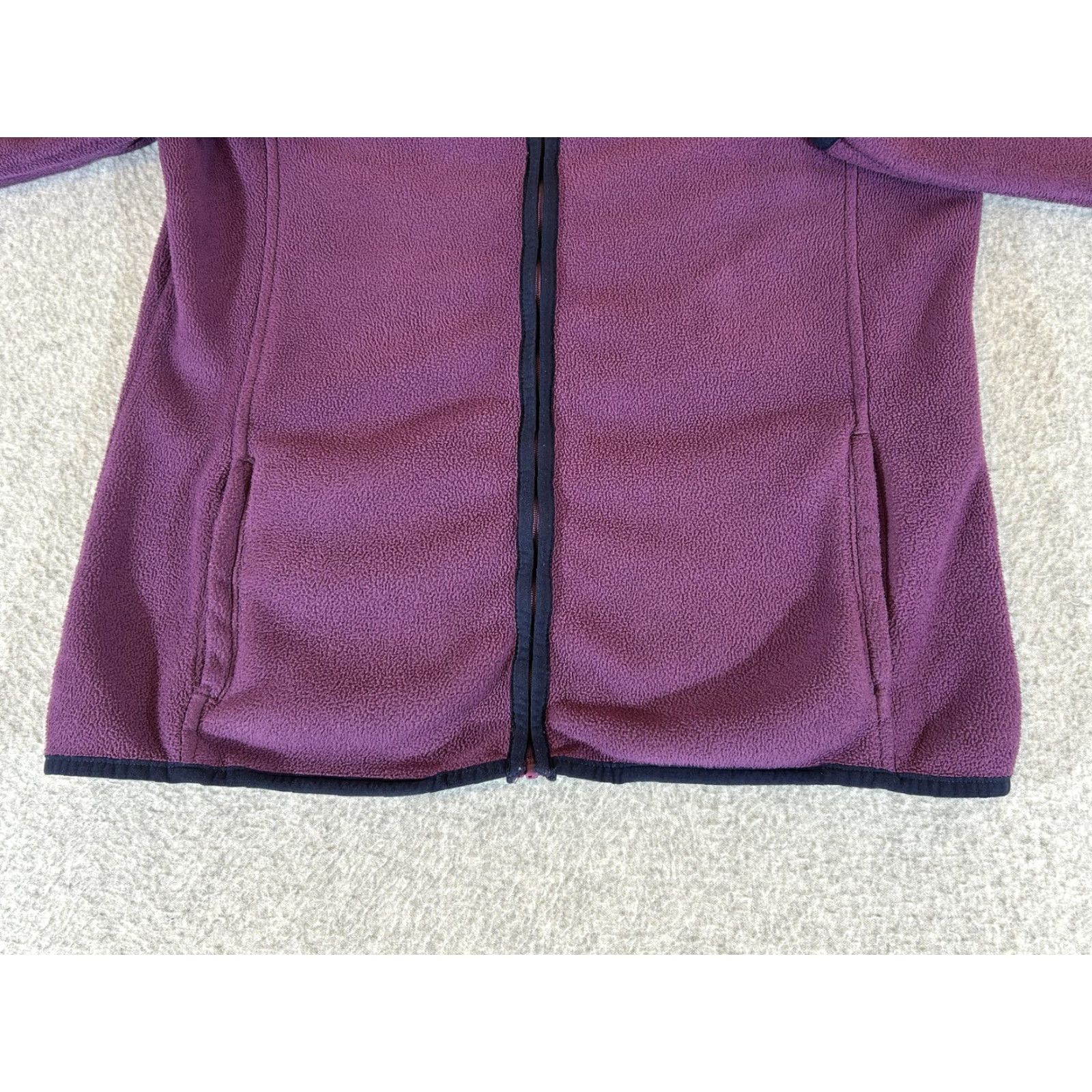 Brooks Brothers Brooks Brothers Jacket Womens Medium Purple Fleece Full Zip Coat Windbreaker Logo Zipper Pockets Short Coat Casual Mens? Size M / US 6-8 / IT 42-44 - 2 Thumbnail
