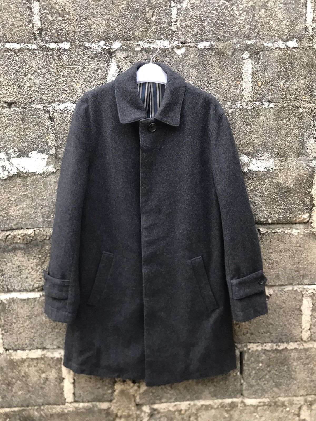 Japanese Brand ⚡️Vintage J.Ferry Men Wool Long Coat Jacket Size US M / EU 48-50 / 2 - 1 Thumbnail