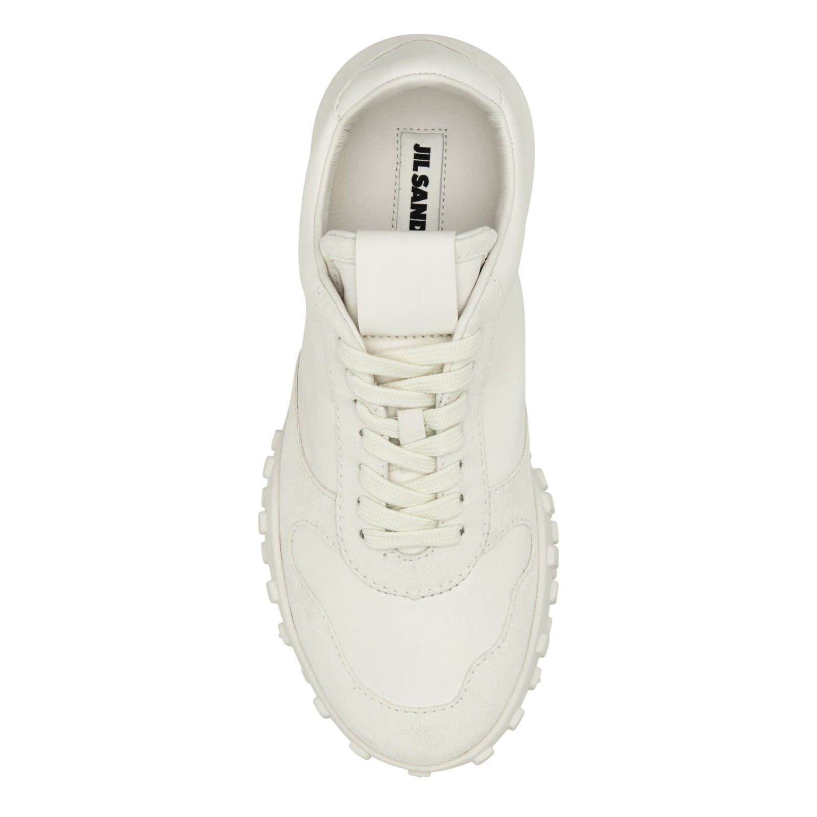 Jil Sander JIL SANDER Moon White Leather Sneakers New & Authentic (Wome Size US 7 / IT 37 - 4 Thumbnail
