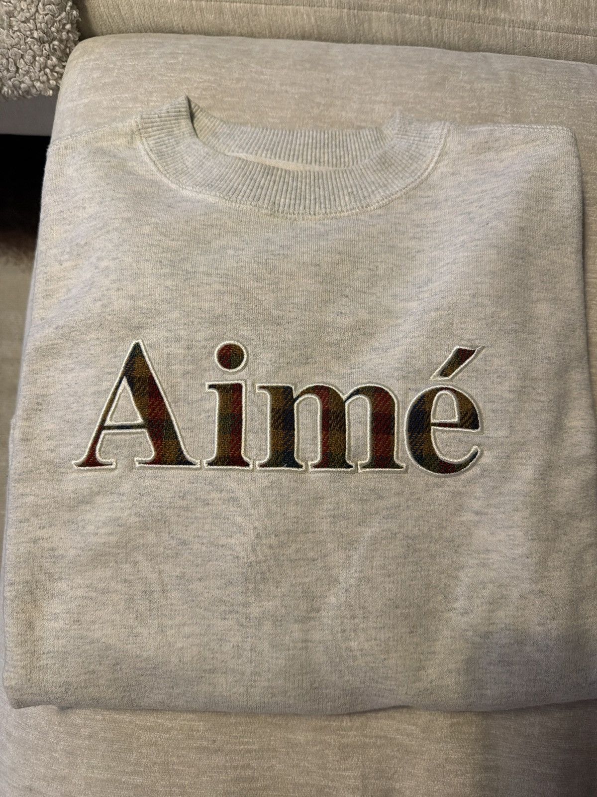 Aime Leon Dore Aime Leon Dore Plaid Logo Sweatshirt Size US M / EU 48-50 / 2 - 1 Thumbnail