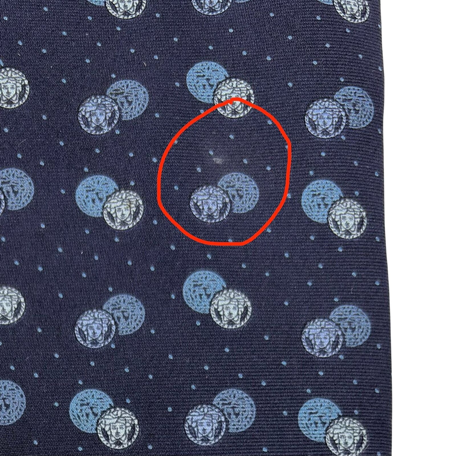 Versace Versace Medusa Logo Pattern Tie Size ONE SIZE - 8 Thumbnail