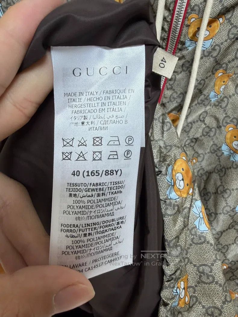 Gucci Gucci Bear full print hooded jacket Size S / US 4 / IT 40 - 4 Thumbnail