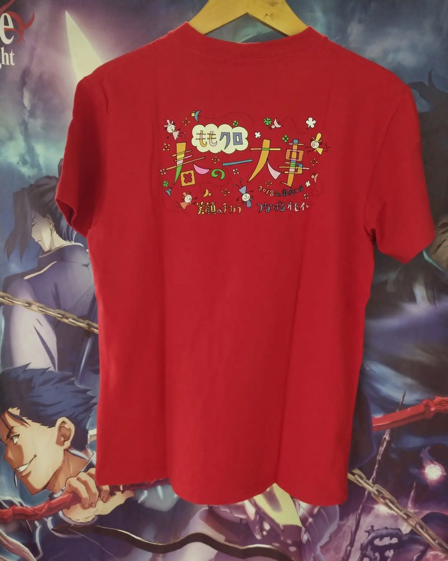Anime Momoiro Clover Z Kanako Red Idol Music Tee Size US S / EU 44-46 / 1 - 3 Thumbnail