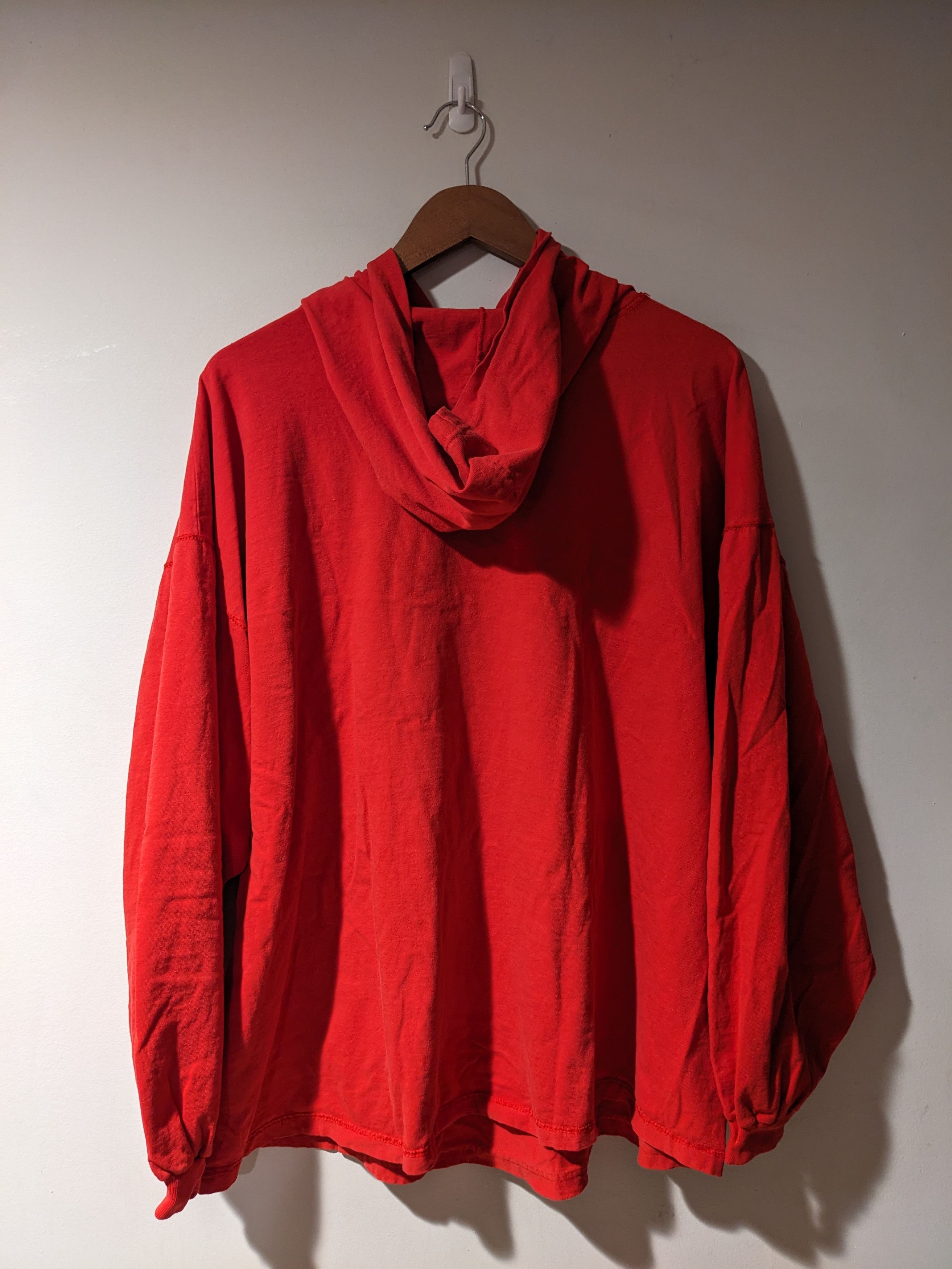 NBA × Vintage Vintage 90s Chicago Bulls NBA Basketball XXL Hooded T-Shirt Size US XXL / EU 58 / 5 - 4 Thumbnail