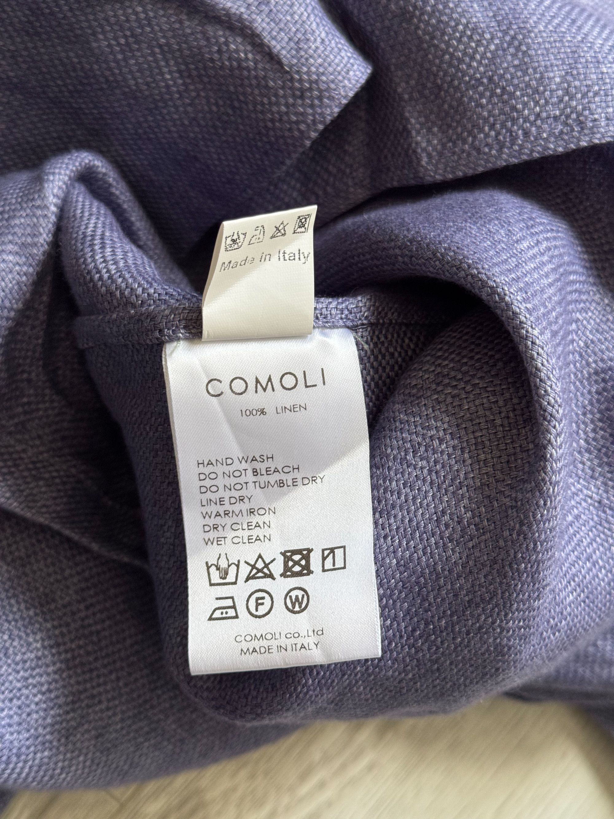 Comoli Comoli Japan 100% Linen Oversized Shirt Size 2 (46) - M Size US M / EU 48-50 / 2 - 9 Thumbnail