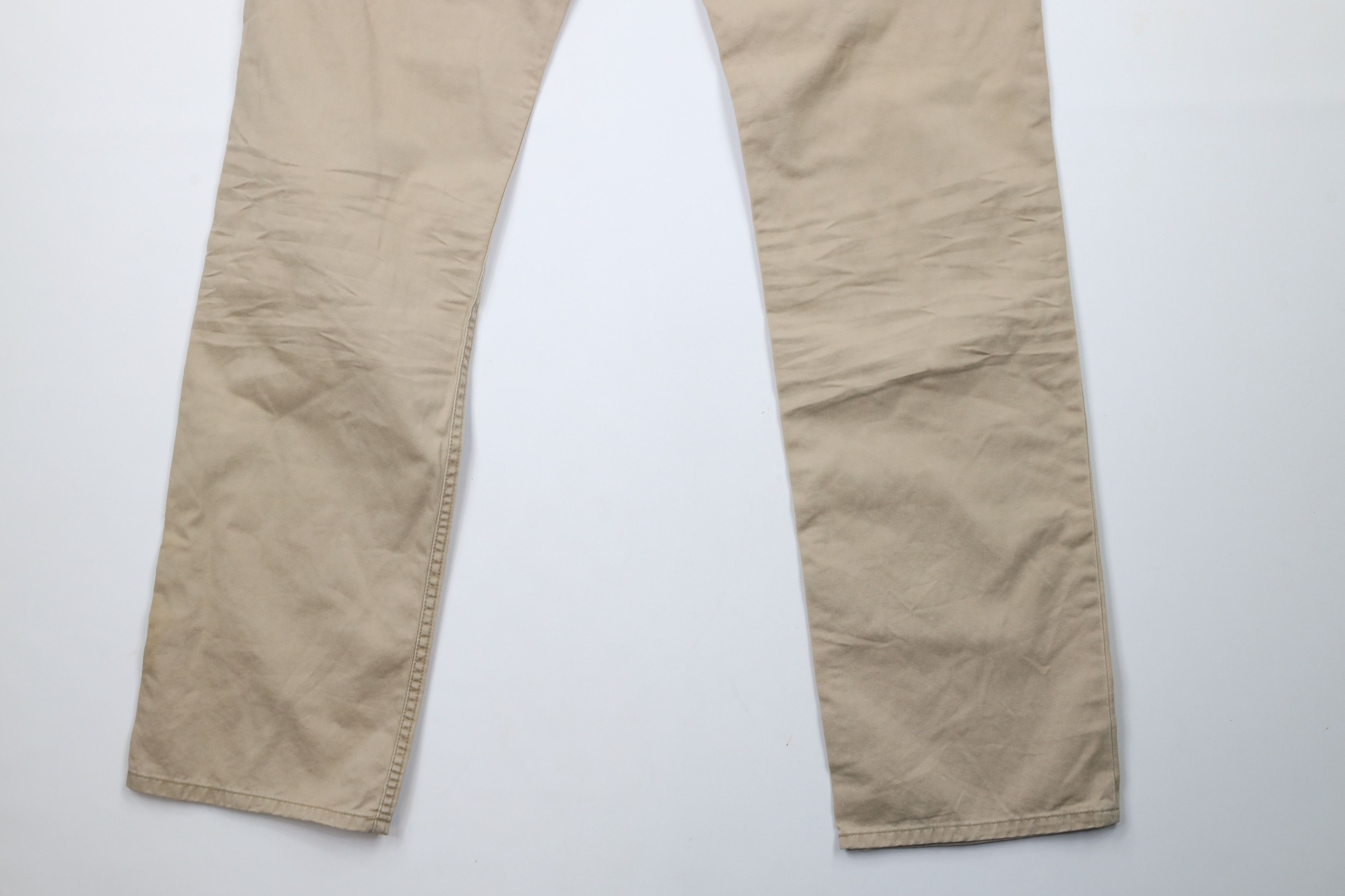 Ralph Lauren × Vintage Deadstock Vintage Ralph Lauren Leg Cotton Twill Pants Beige Size US 34 / EU 50 - 14 Thumbnail