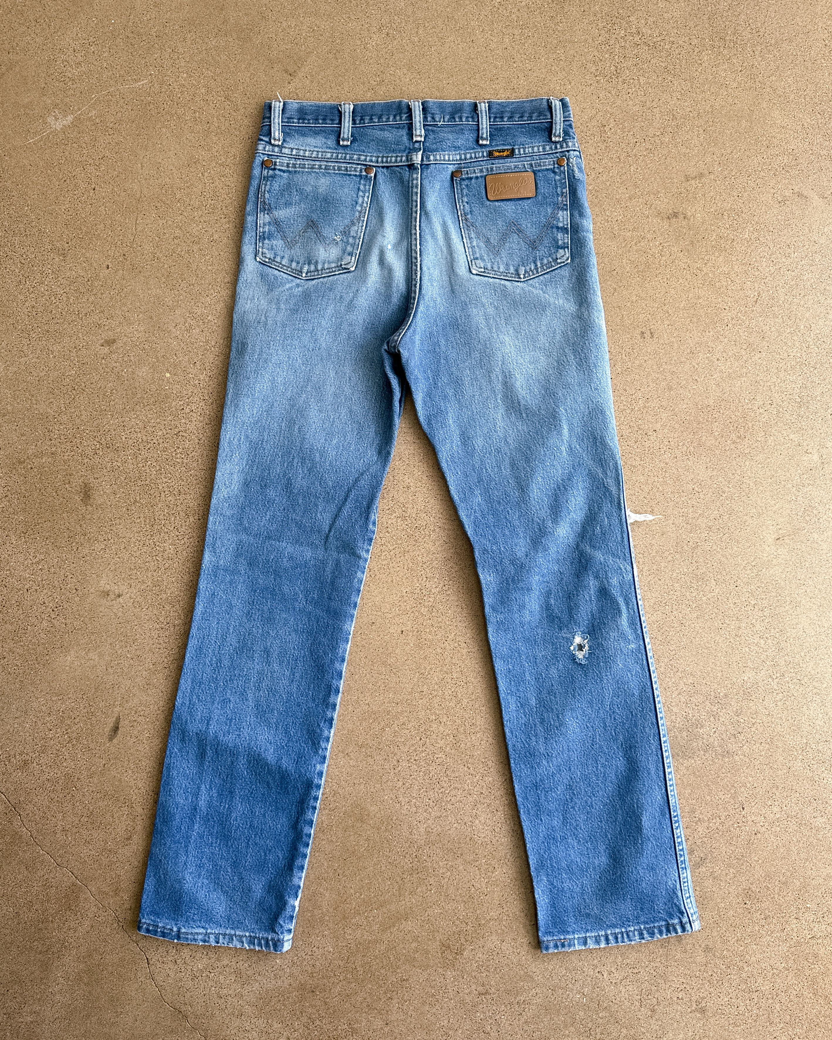 Wrangler Vintage 90s Wrangler 936 Jeans Distressed Cowboy Men's 32 Size US 32 / EU 48 - 6 Thumbnail
