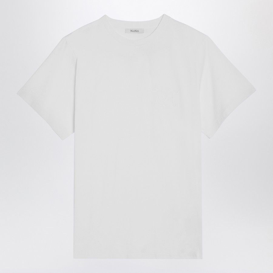 Max Mara o1d2blof0824 Cotton T-Shirts in White Size S / US 4 / IT 40 - 1 Thumbnail