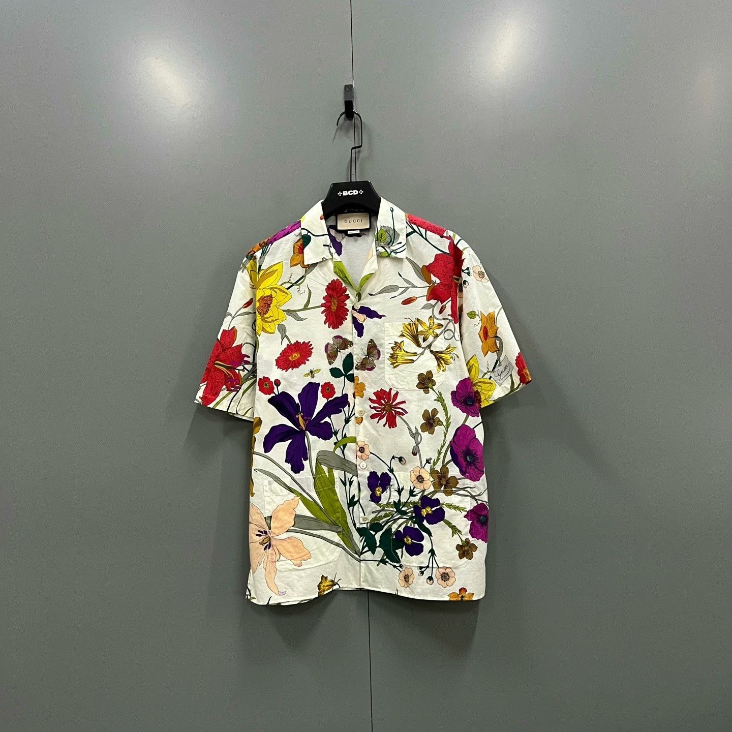 Gucci Gucci Floral All-Over Print Short-Sleeve Shirt Size US S / EU 44-46 / 1 - 1 Thumbnail