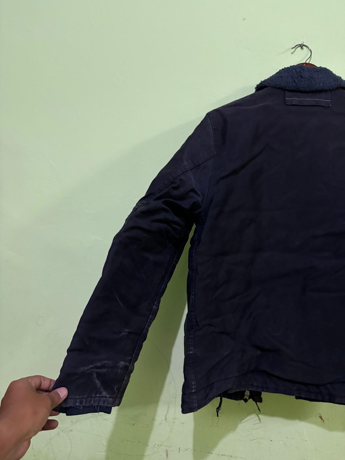 Blue Blue Japan × HOLLYWOOD RANCH MARKET VTG 90's Blue Blue Japan N1 Deck Jacket Military Fashion Size US L / EU 52-54 / 3 - 8 Thumbnail