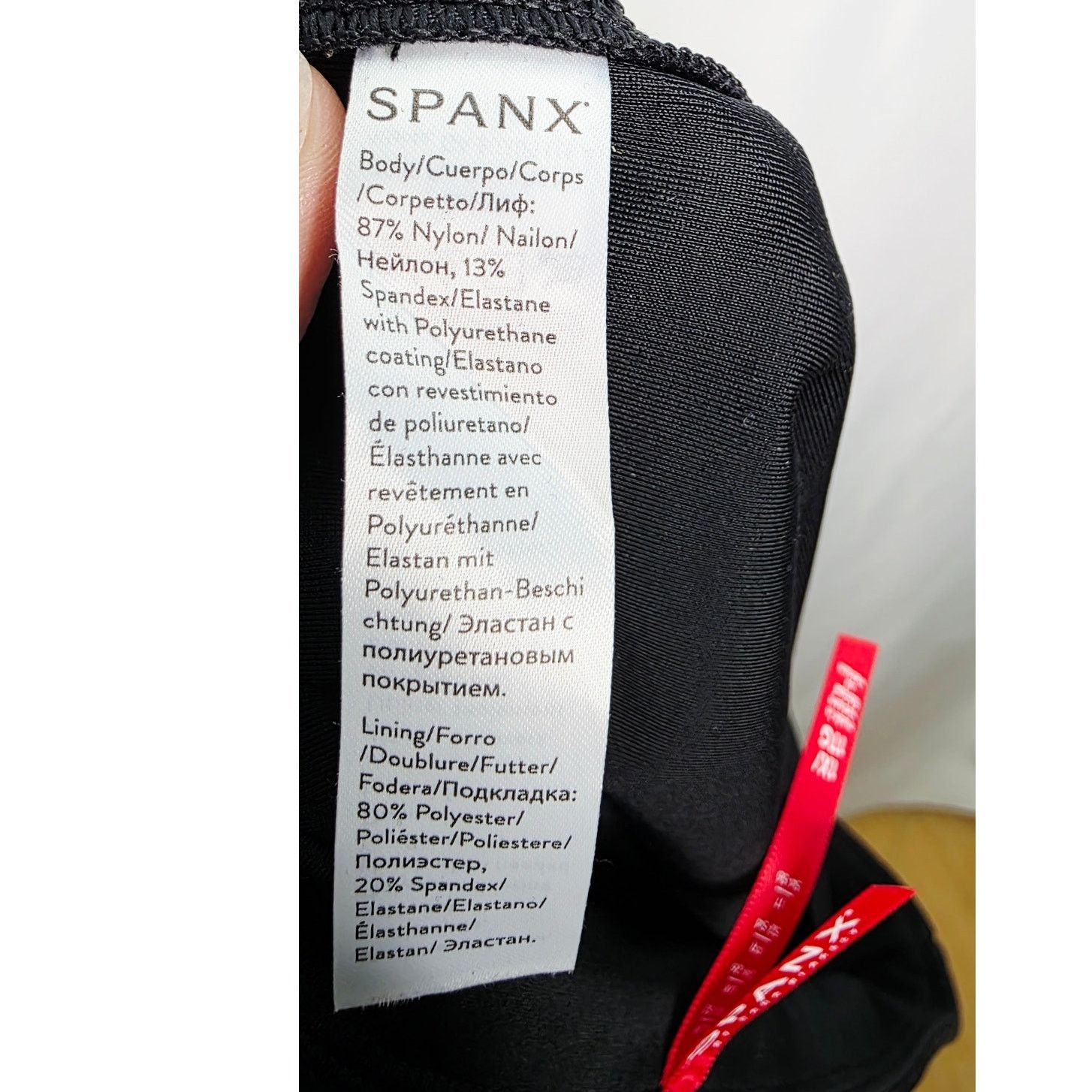 Spanx SPANX Black Faux Leather Ankle Leggings High Rise Size 32" / US 10 / IT 46 - 6 Thumbnail