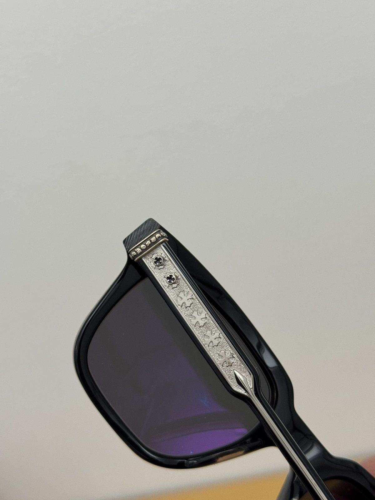 Chrome Hearts Chrome Hearts Ambidixtrous Black .925 Silver Glasses Size ONE SIZE - 8 Thumbnail