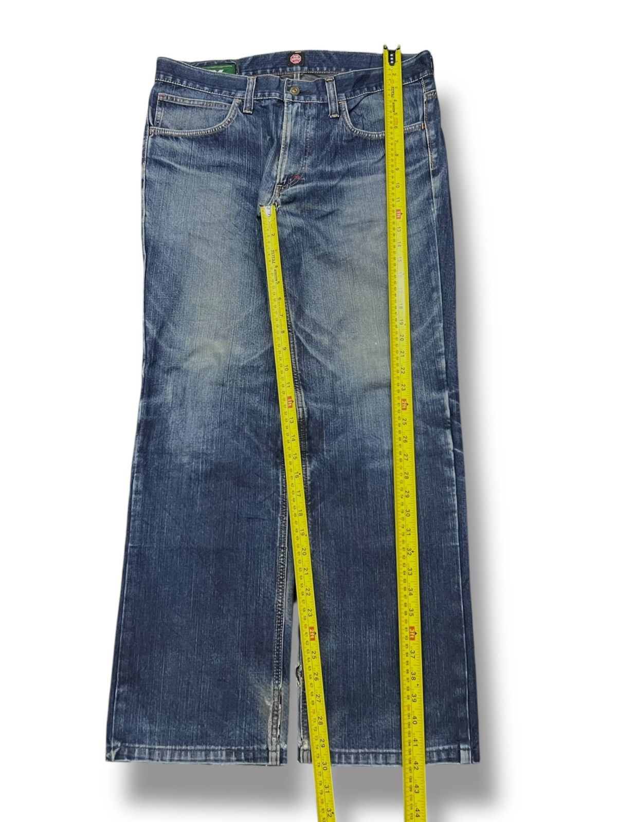 Edwin Vintage Edwin Wind Stopper 503WSPJapan - Faded Wash Jeans Size US 37 - 17 Thumbnail