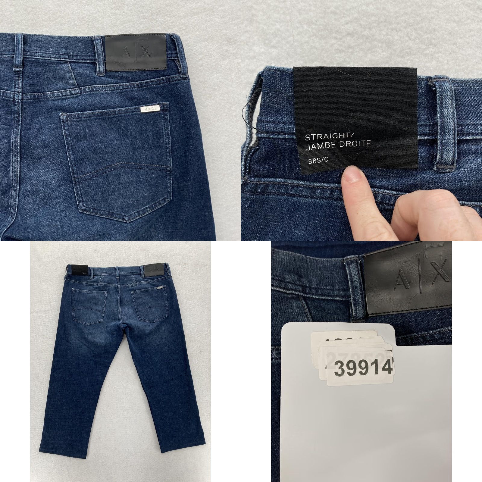 Armani Exchange Armani Exchange Jeans Mens 38 S/C Straight Fit Blue Denim Stretch Modern Classic Jeans Shirt? Size US 38 / EU 54 - 9 Thumbnail