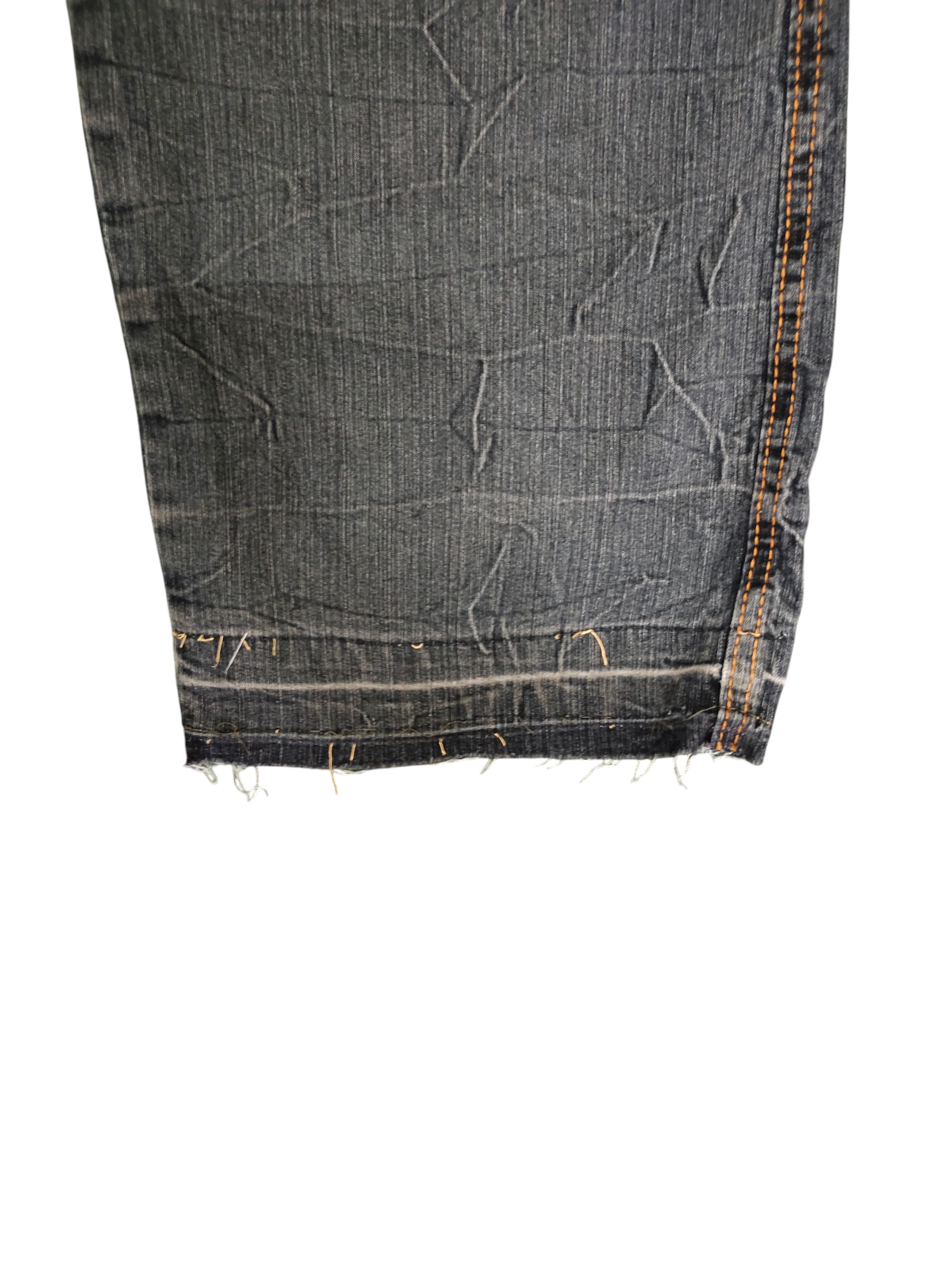 Karakuri Tamashii Vintage Sukajan Tiger Embroidered Distress Denim Jeans Size US 30 / EU 46 - 5 Thumbnail