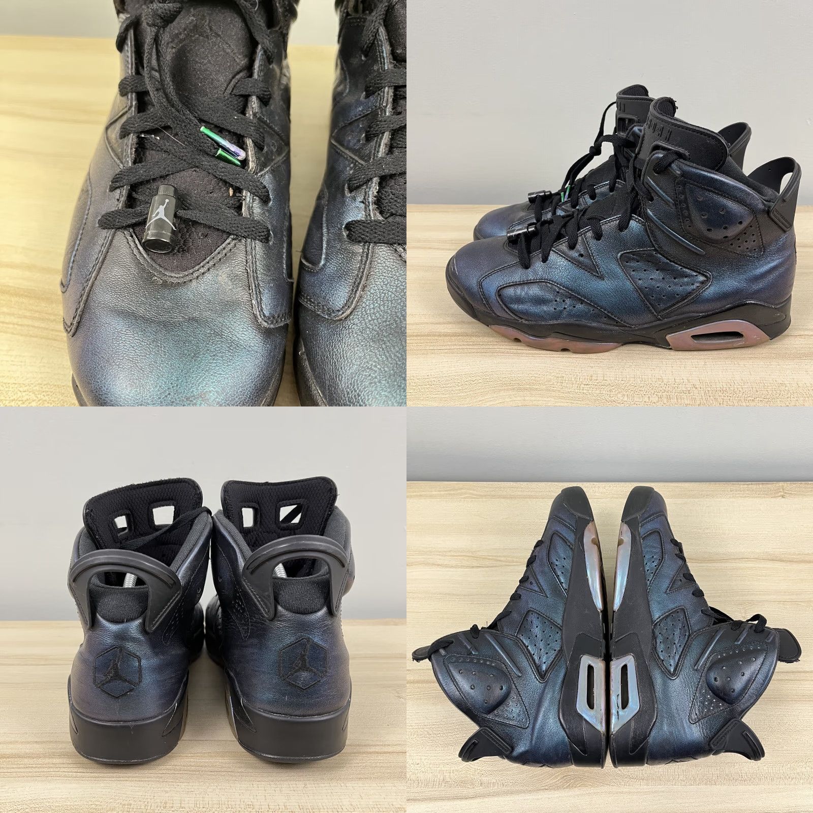 Nike Nike Air Jordan 6 Retro All Star Chameleon Sneakers Mens Size 11 Black 2016 Basketball Size US 11 / EU 44 - 8 Thumbnail