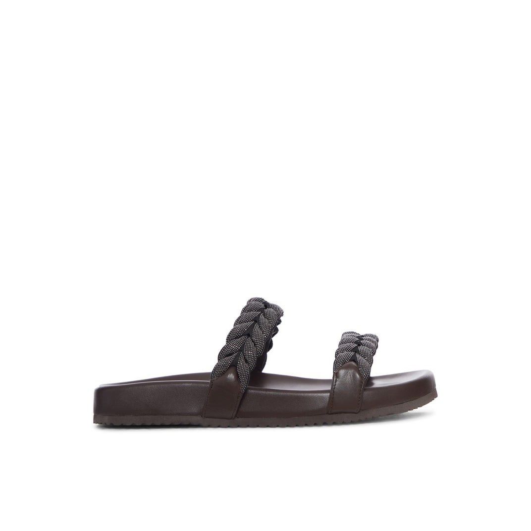 Brunello Cucinelli BRUNELLO CUCINELLI $1900 Brown precious braided straps Sanda Size US 10 / IT 40 - 5 Thumbnail