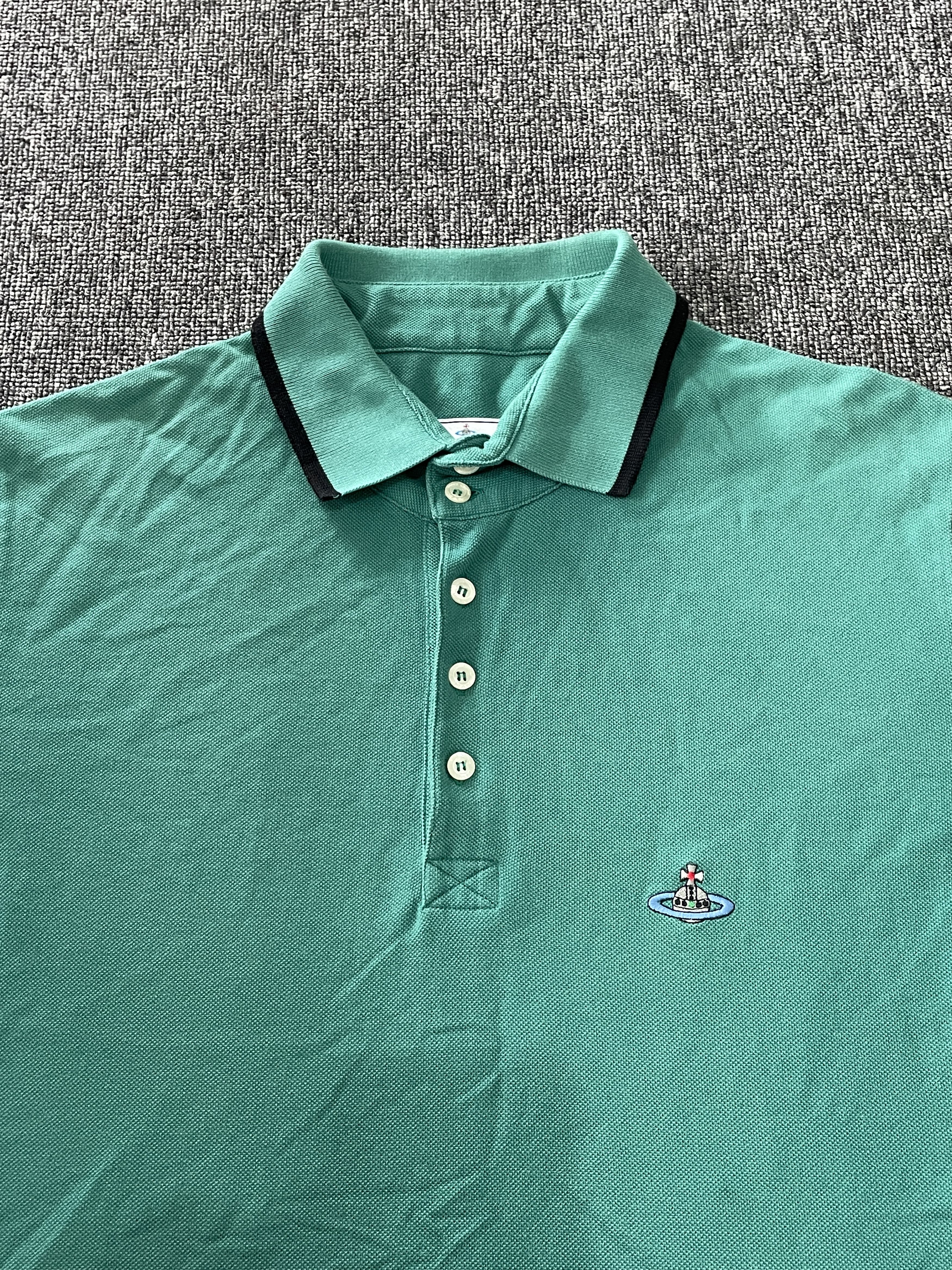 Vivienne Westwood Vivienne Westwood Polo Short Sleeve Shirt Green Size US L / EU 52-54 / 3 - 2 Thumbnail