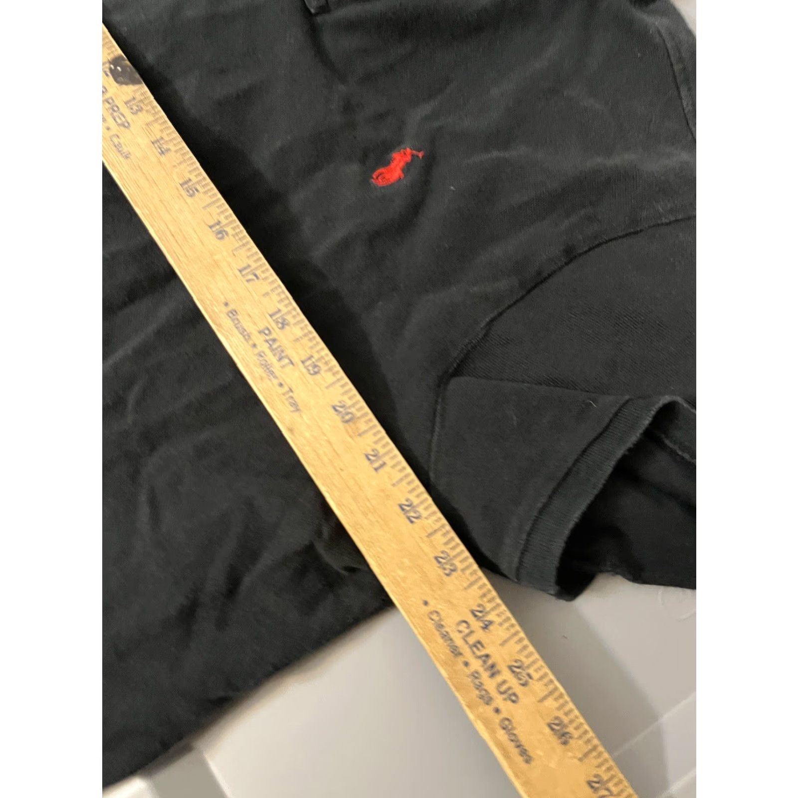 Polo Ralph Lauren Polo Ralph Lauren Custom Fit Shirt Adult 2XL Black Short Sleeve Cotton Logo Embroidered Slim Button Collared Mens Size US XXL / EU 58 / 5 - 6 Thumbnail