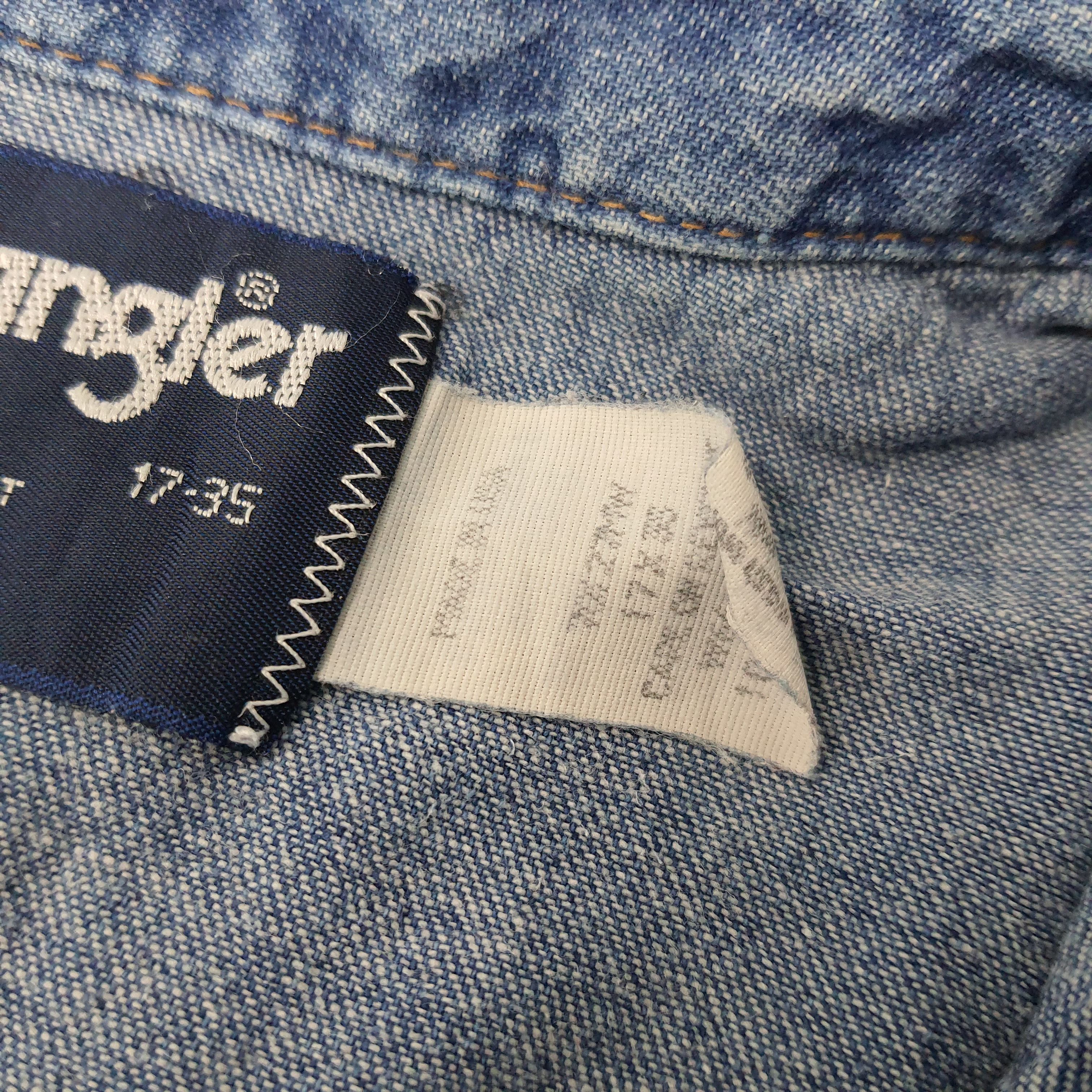 Vintage × Wrangler Vintage Wrangler American Brand Button Up Denim Shirt Size US L / EU 52-54 / 3 - 6 Thumbnail