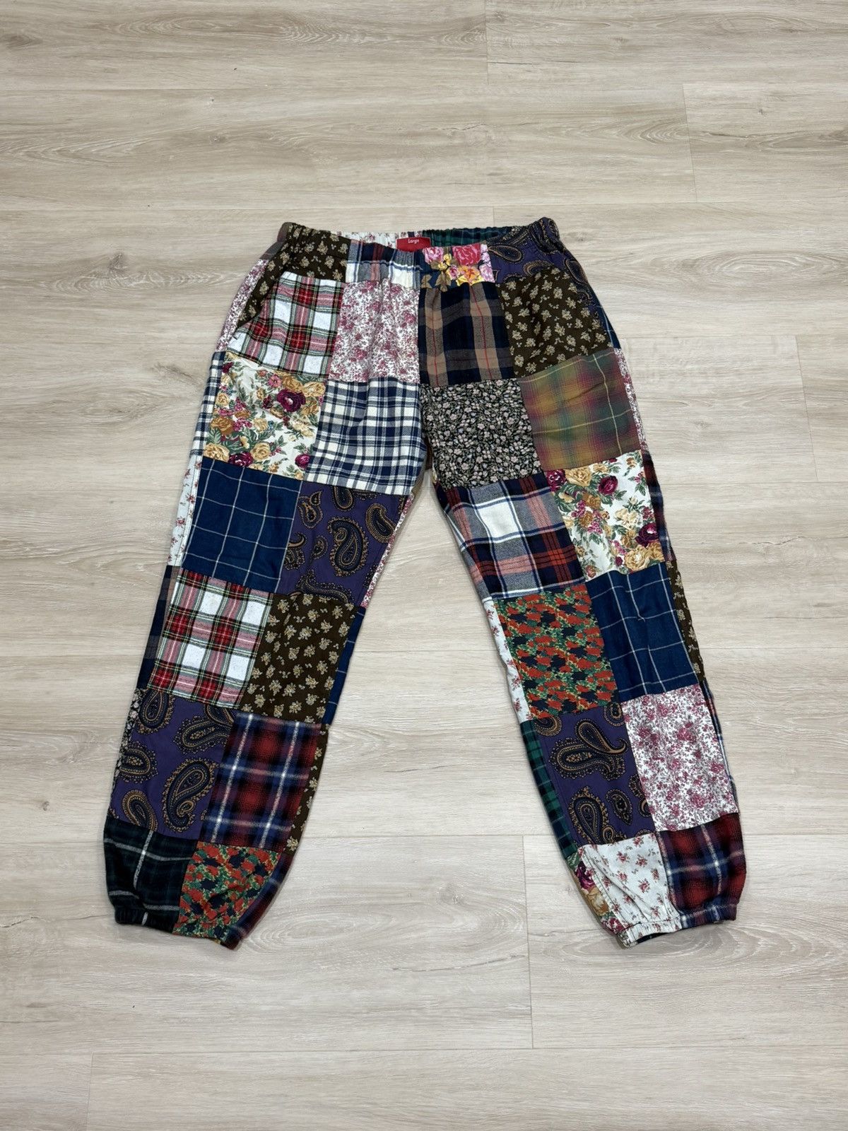 Supreme Supreme tie dye patchwork sweatpants | Grailed