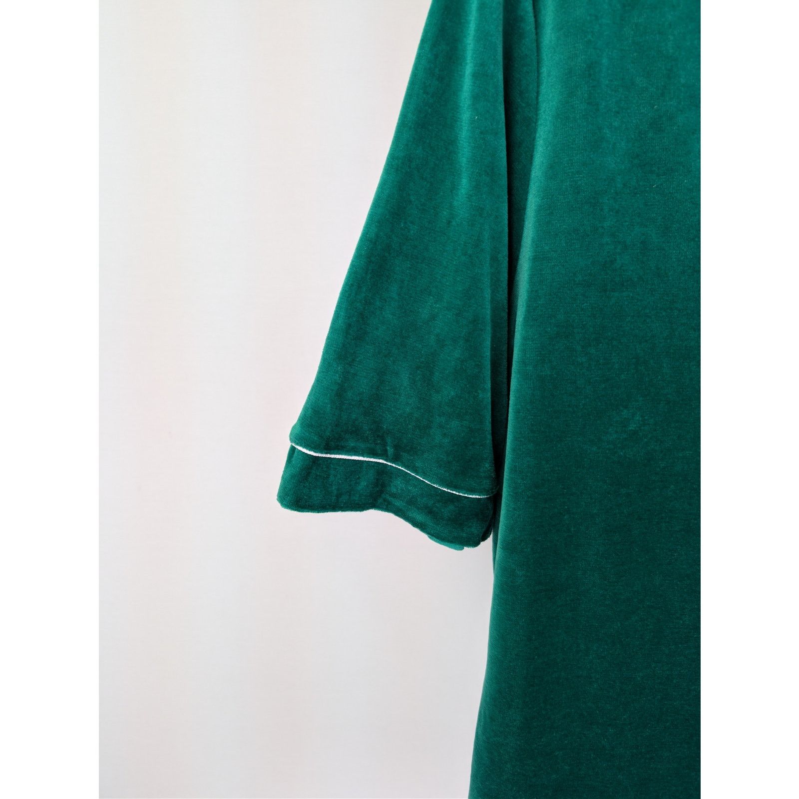 Casablanca o1rshd1 CC20 Men's Short Sleeved Velour Shirt in Evergreen Size US S / EU 44-46 / 1 - 6 Thumbnail