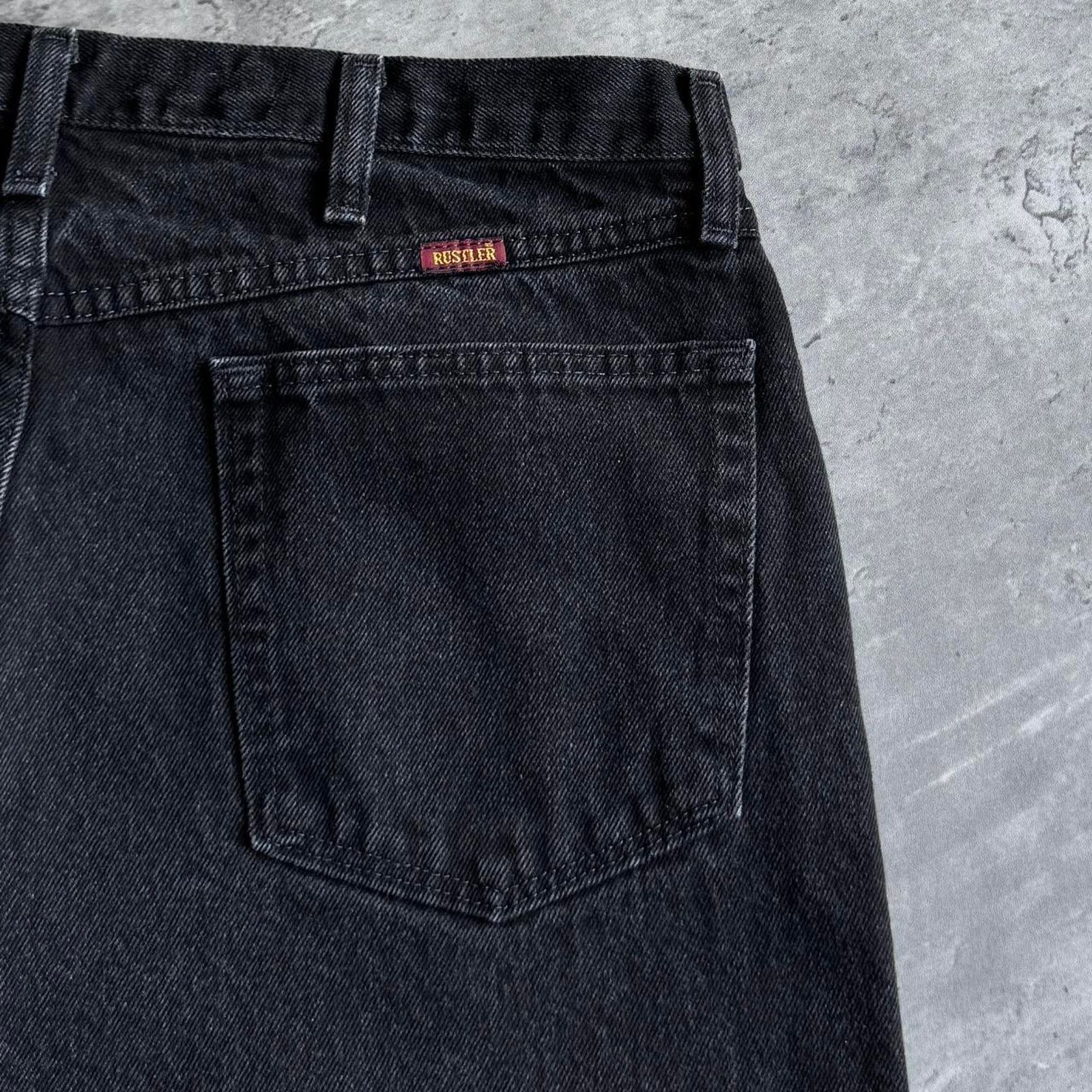 Japanese Brand × Vintage Vintage Y2K Faded Black Skater Grunge Opium Denim Jeans Size US 35 - 3 Thumbnail