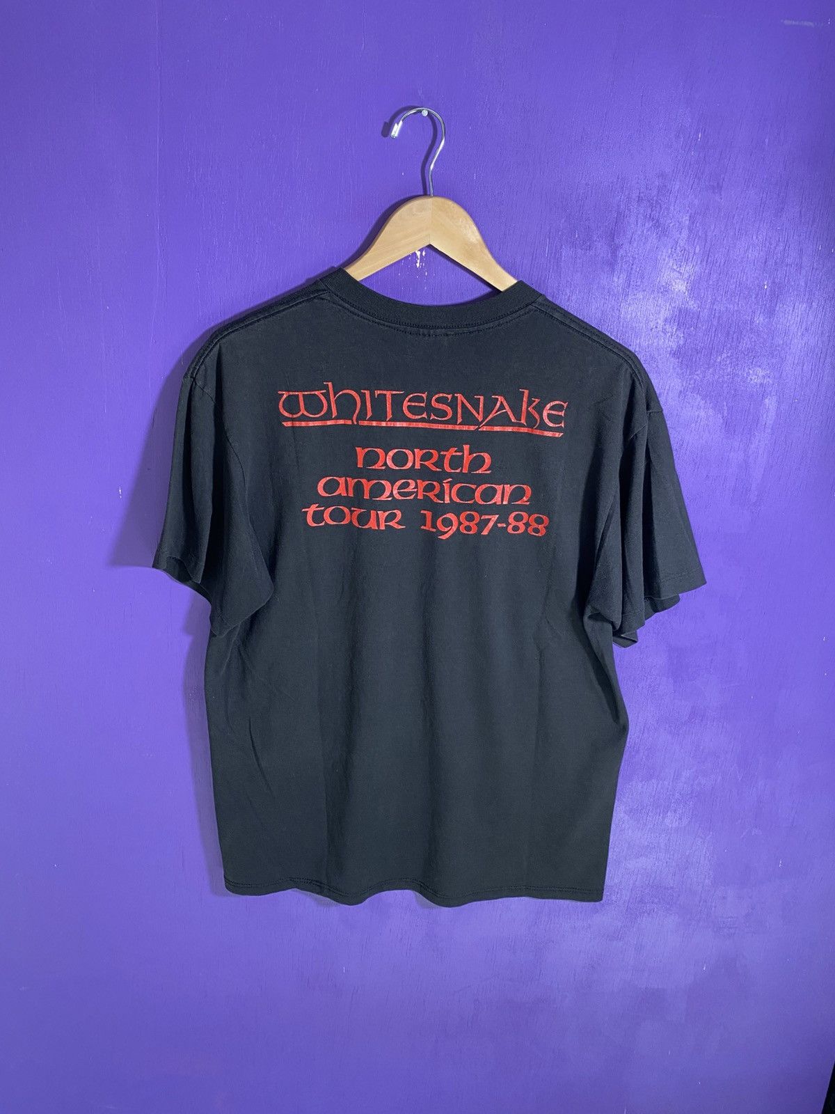Vintage 87/88 Whitesnake North American tour tee