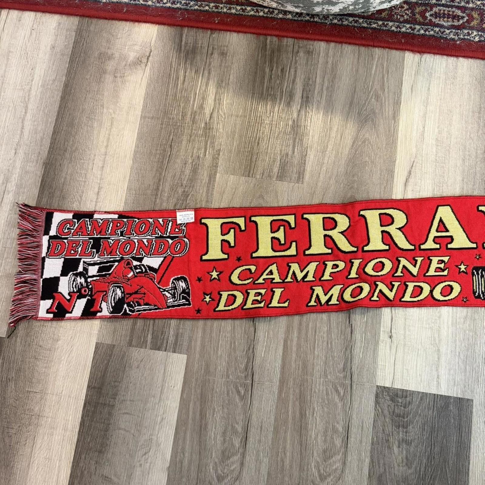 Other Vintage Ferrari champion del mondo scarf 90s OS Size ONE SIZE - 3 Thumbnail